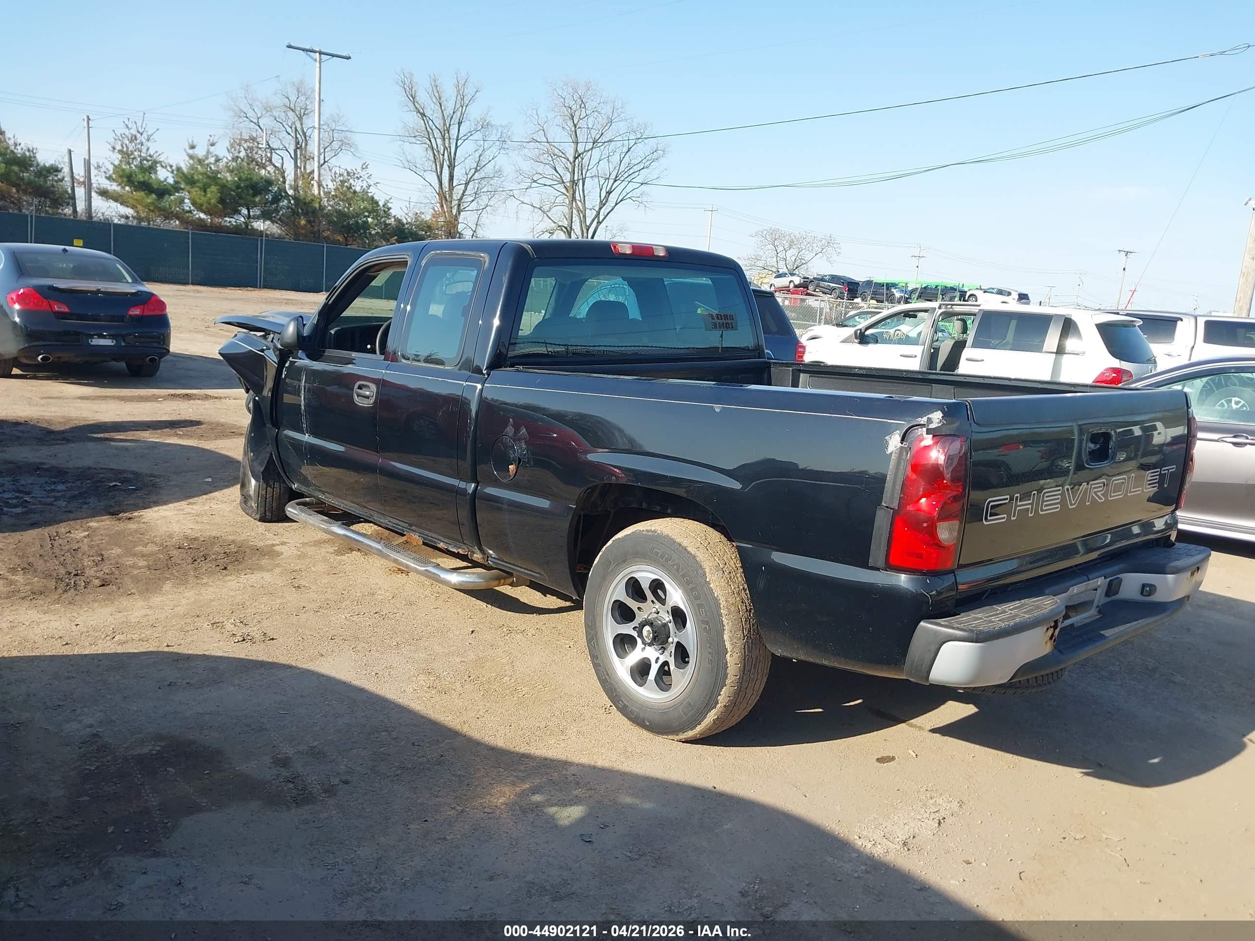 2007 Chevrolet Silverado 1500 Classic Work Truck Черный vin: 1GCEC19X07Z144527