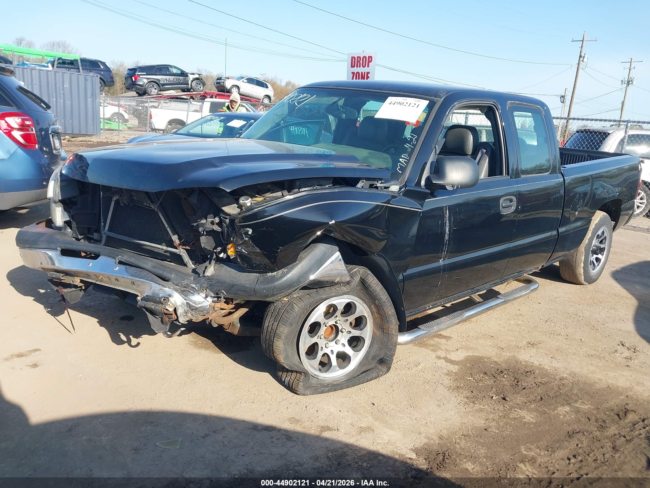 2007 Chevrolet Silverado 1500 Classic Work Truck Черный vin: 1GCEC19X07Z144527
