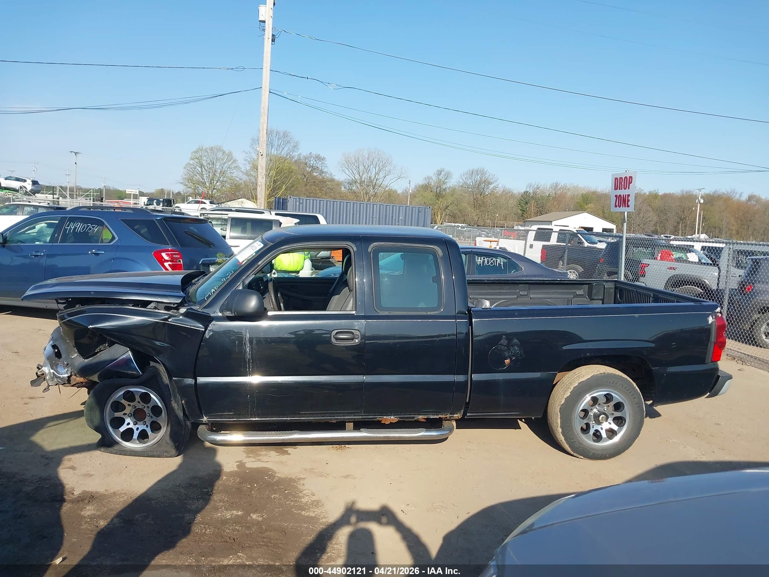 2007 Chevrolet Silverado 1500 Classic Work Truck Черный vin: 1GCEC19X07Z144527