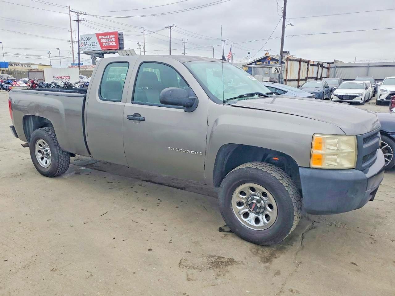 2008 Chevrolet Silverado C1500 Gray vin: 1GCEC19X08Z112288