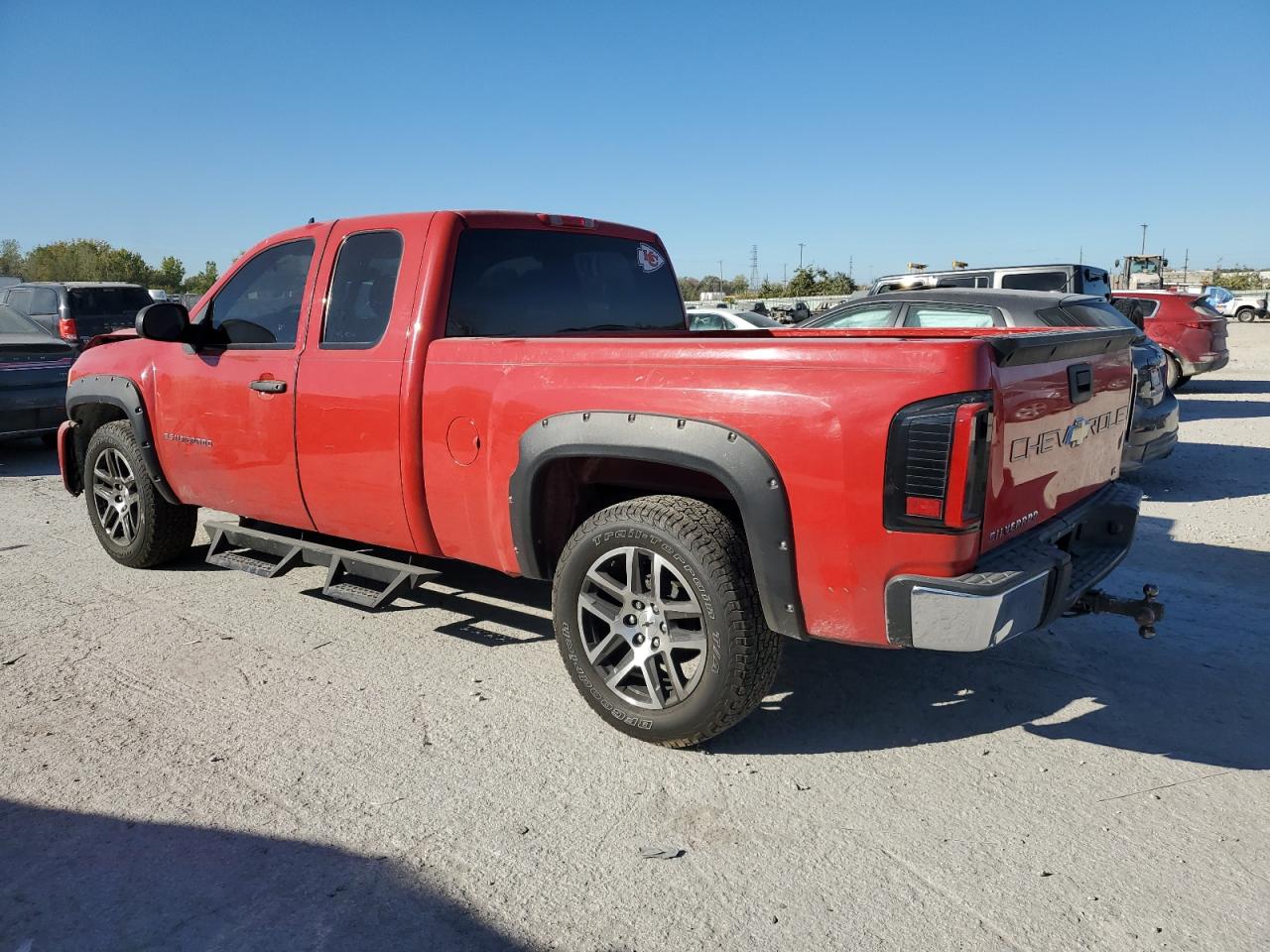 2008 Chevrolet Silverado C1500 Red vin: 1GCEC19X08Z173348