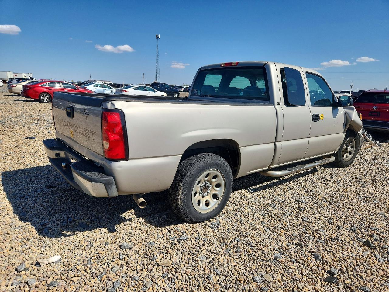 2007 Chevrolet Silverado C1500 Classic Silver vin: 1GCEC19X17Z125646
