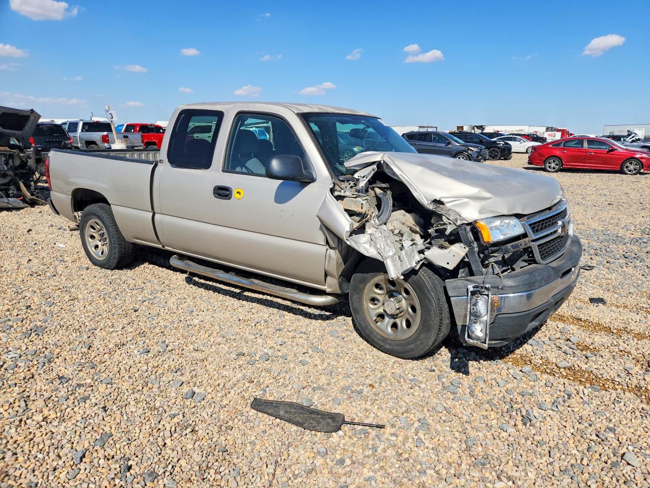 2007 Chevrolet Silverado C1500 Classic Silver vin: 1GCEC19X17Z125646
