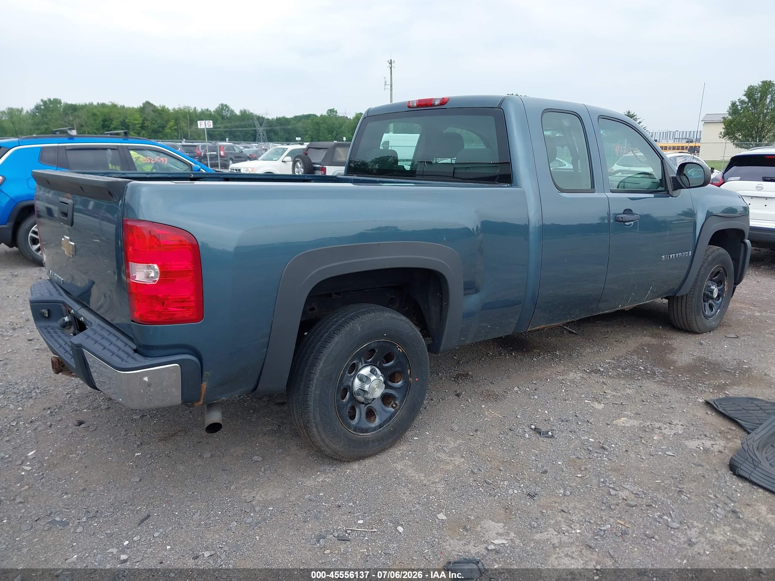 2008 Chevrolet Silverado 1500 Work Truck Blue vin: 1GCEC19X28Z288940