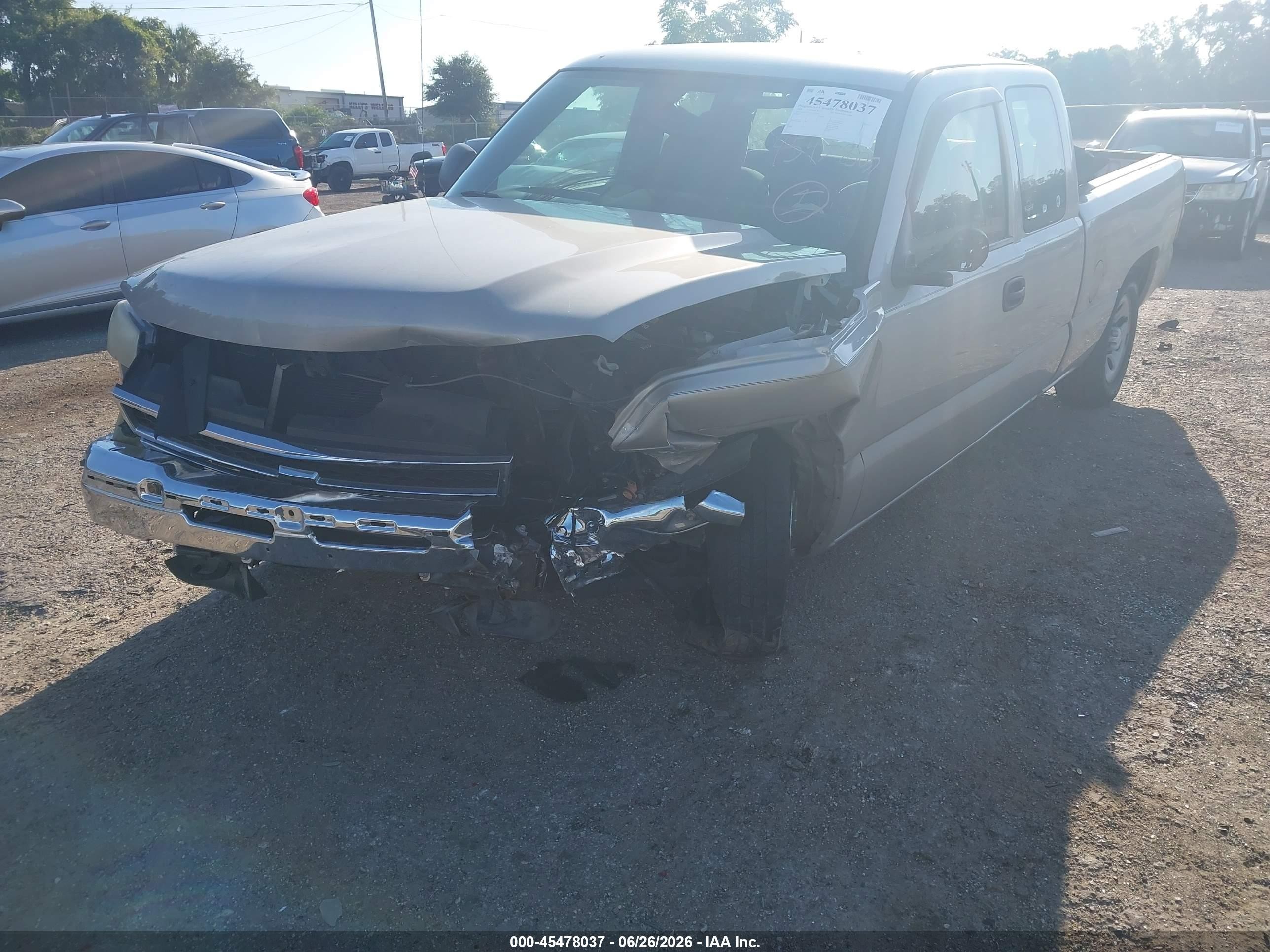 2006 Chevrolet Silverado 1500 Work Truck Beige vin: 1GCEC19X36Z230400