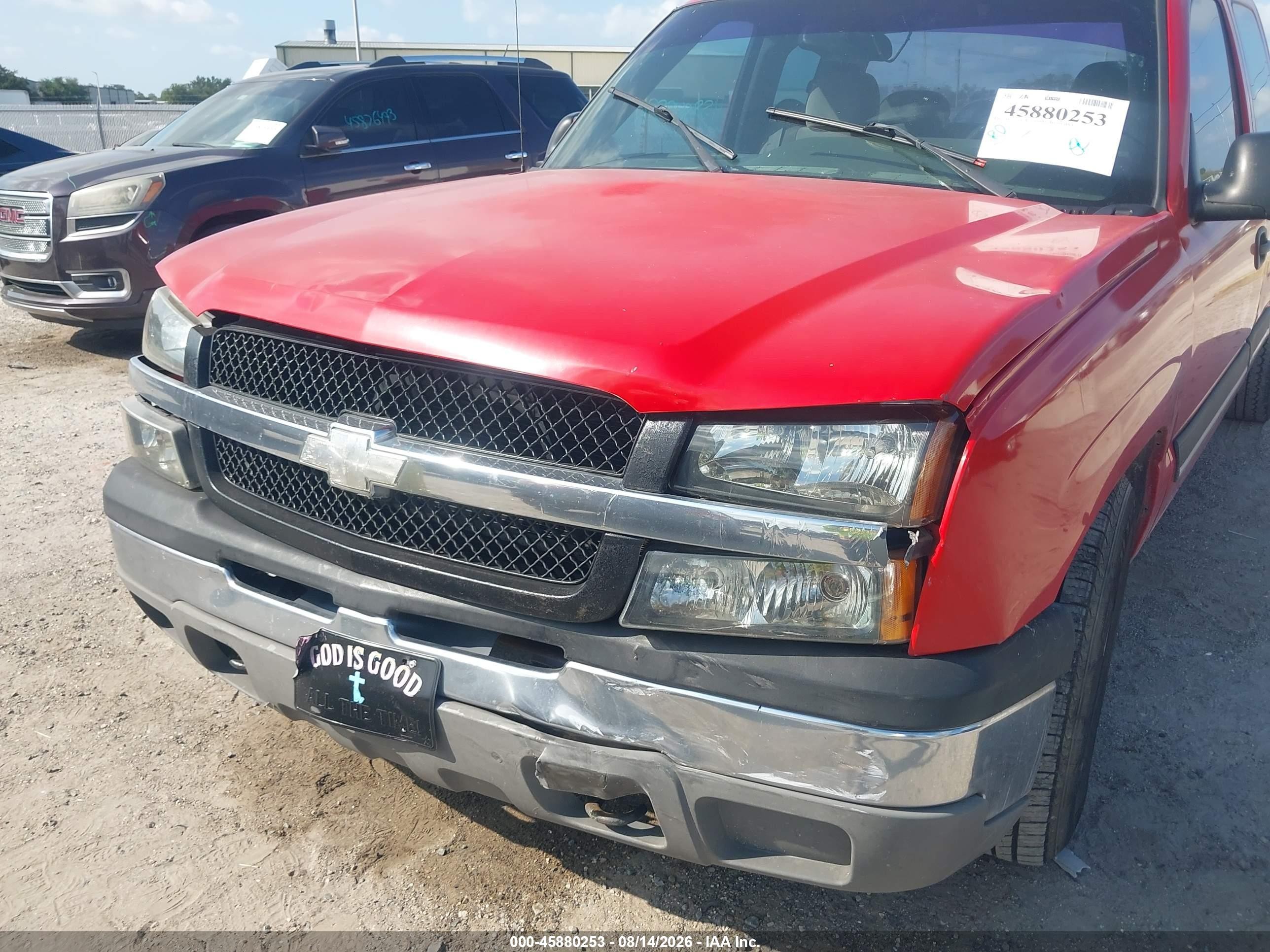 2004 Chevrolet Silverado 1500   Red vin: 1GCEC19X44Z224487