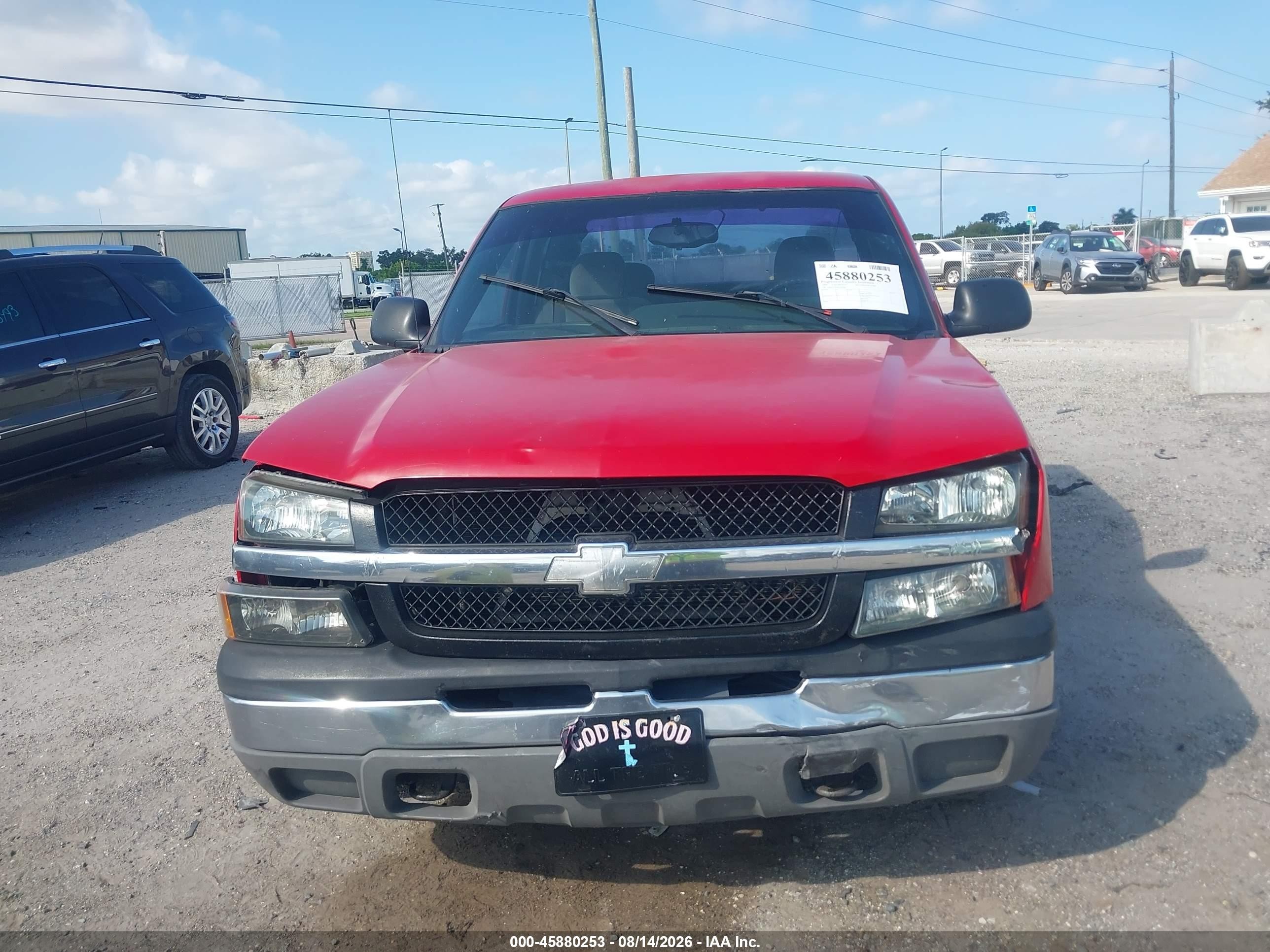 2004 Chevrolet Silverado 1500   Red vin: 1GCEC19X44Z224487
