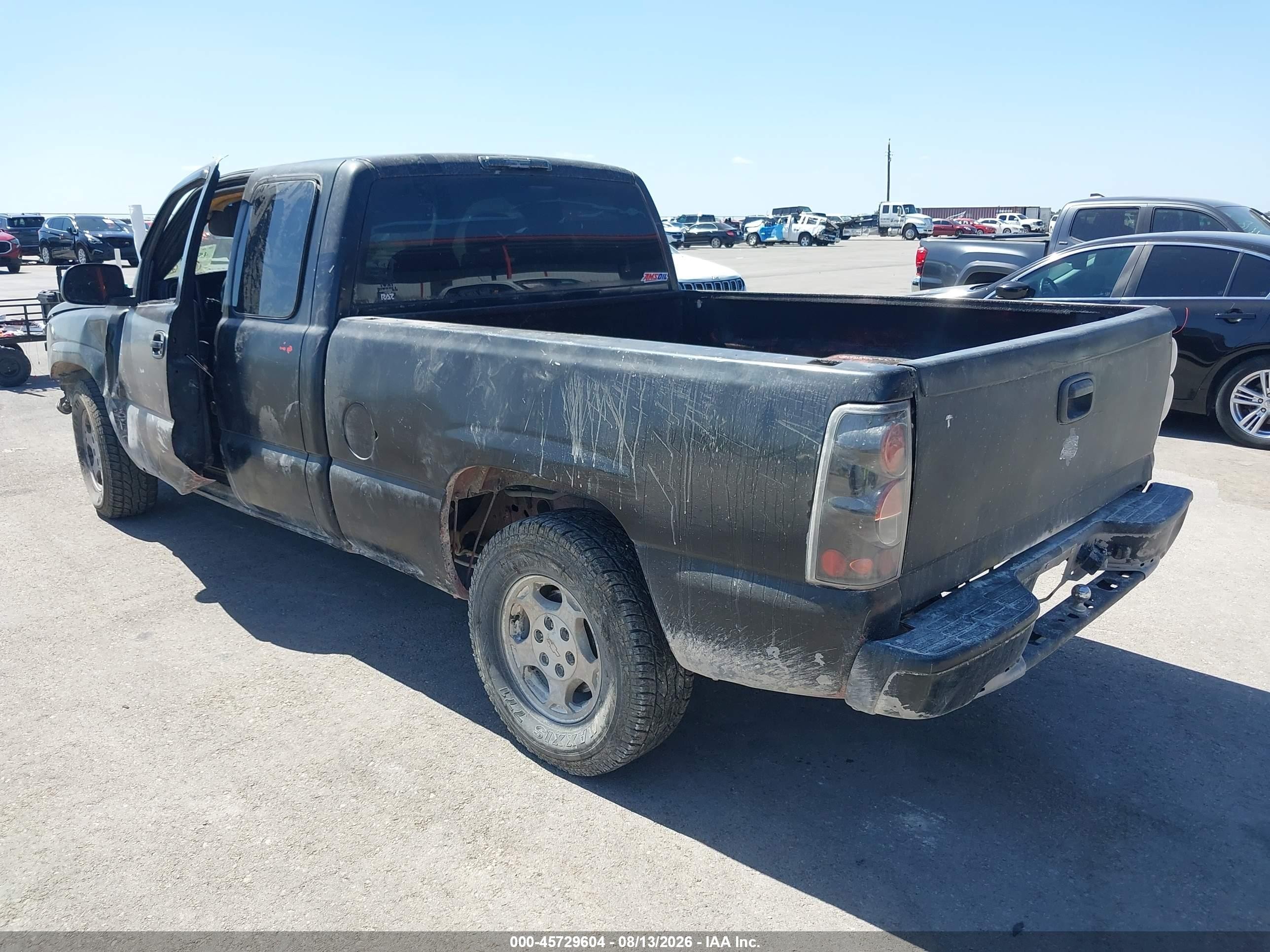 2005 Chevrolet Silverado 1500 Work Truck Black vin: 1GCEC19X45Z269849