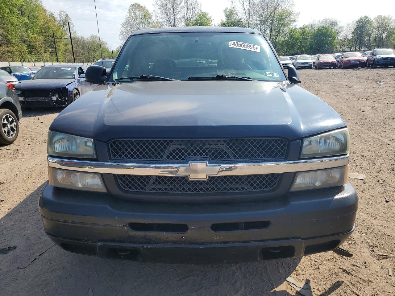 2005 Chevrolet Silverado C1500 Blue vin: 1GCEC19X45Z295724