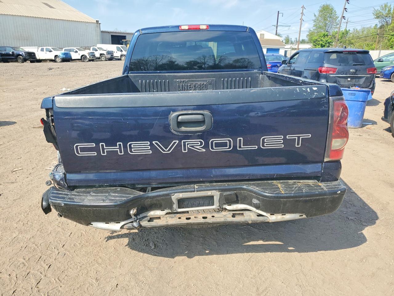 2005 Chevrolet Silverado C1500 Blue vin: 1GCEC19X45Z295724