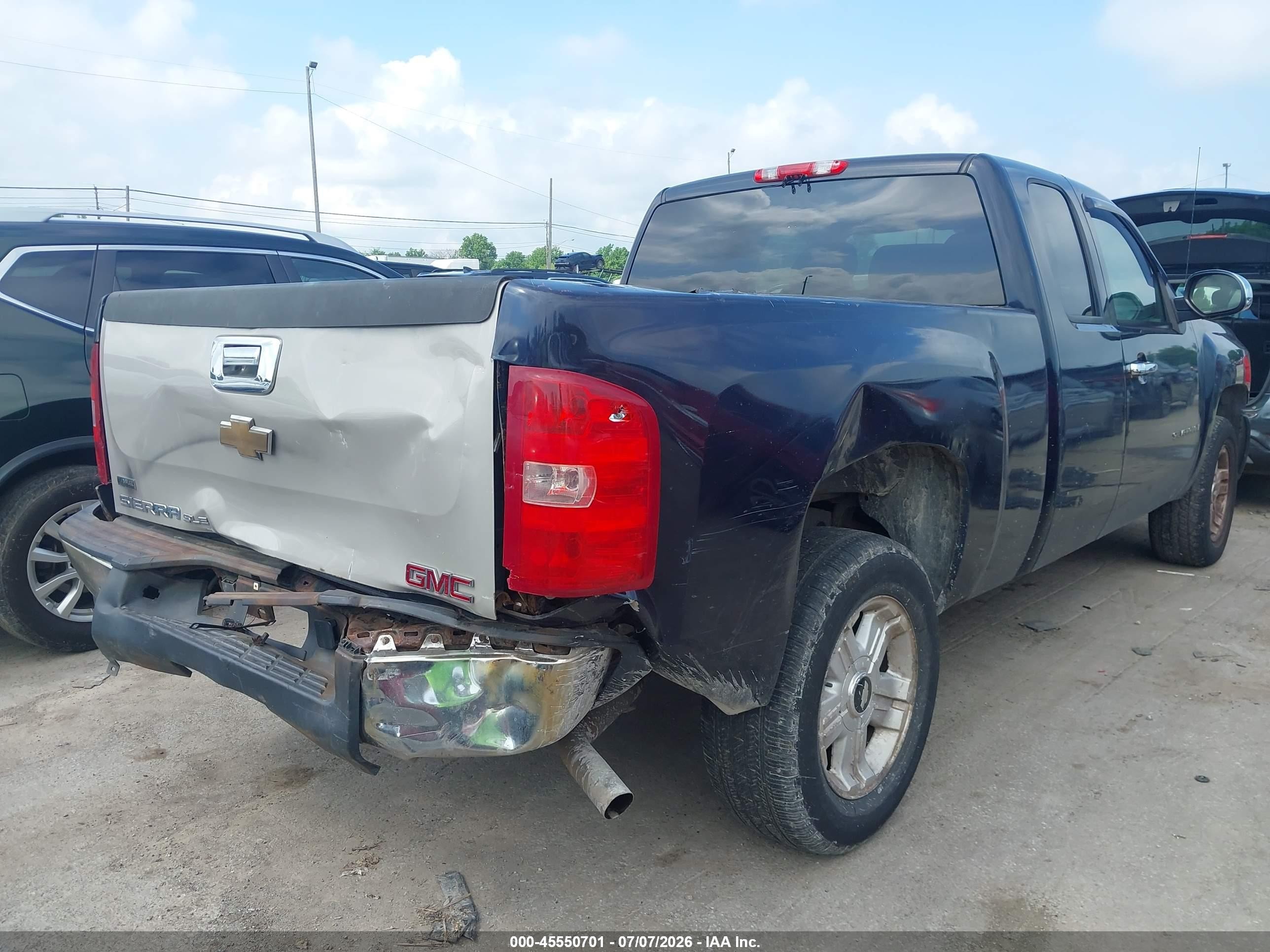 2007 Chevrolet Silverado 1500 Work Truck Blue vin: 1GCEC19X57Z605169