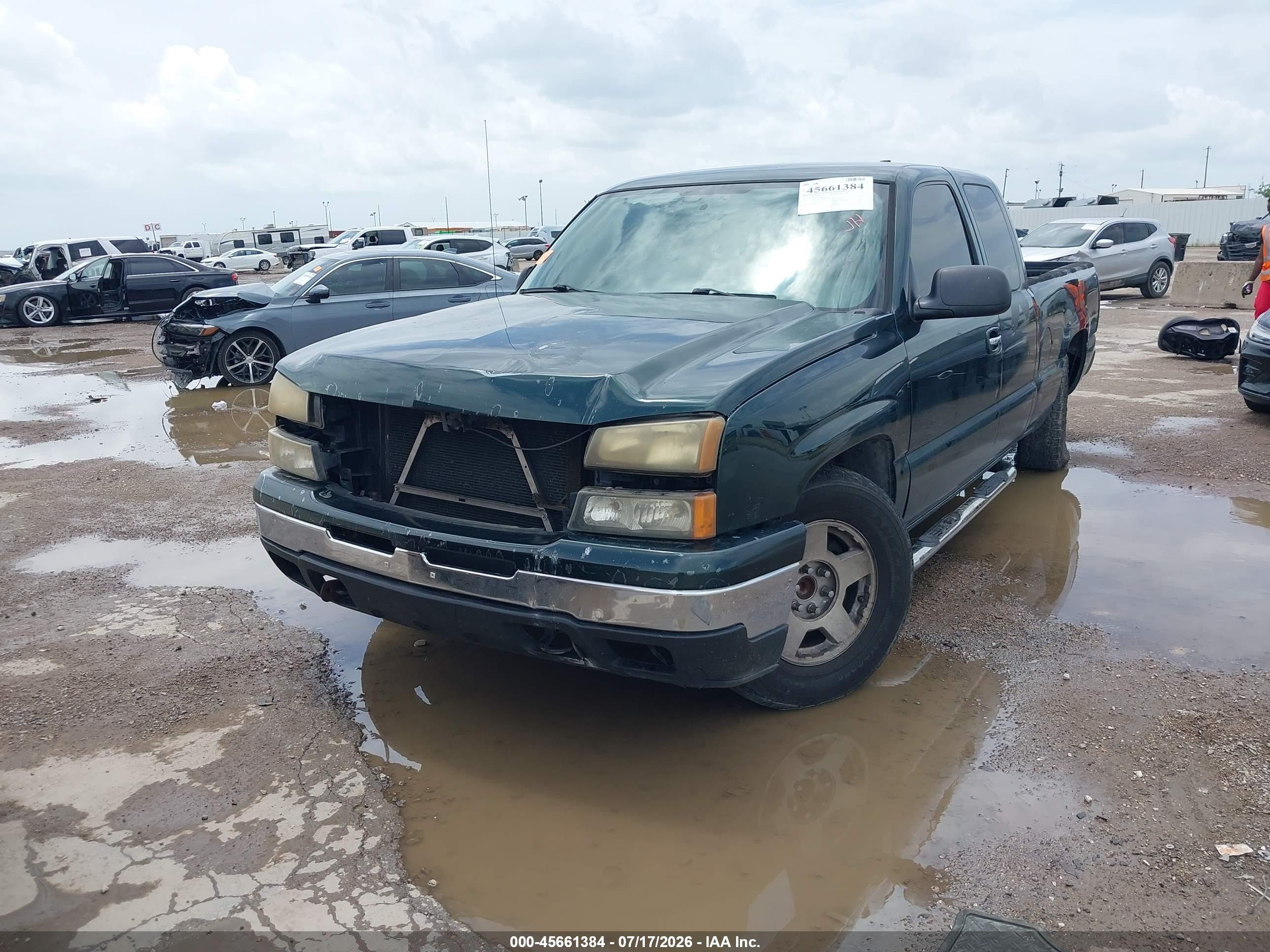 2006 Chevrolet Silverado 1500 Lt1 Green vin: 1GCEC19X66Z151979
