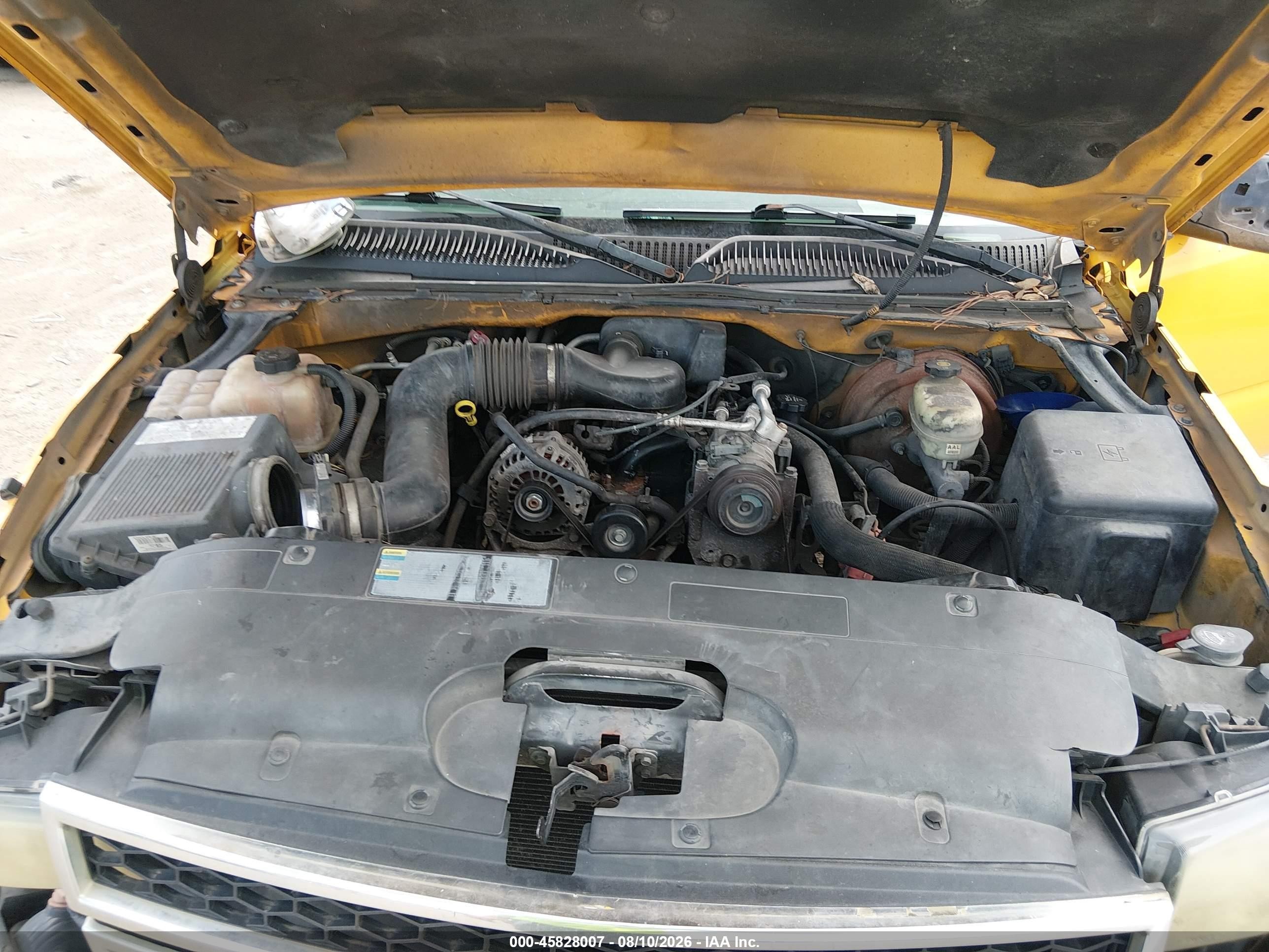 2006 Chevrolet Silverado 1500 Work Truck Yellow vin: 1GCEC19X66Z258837