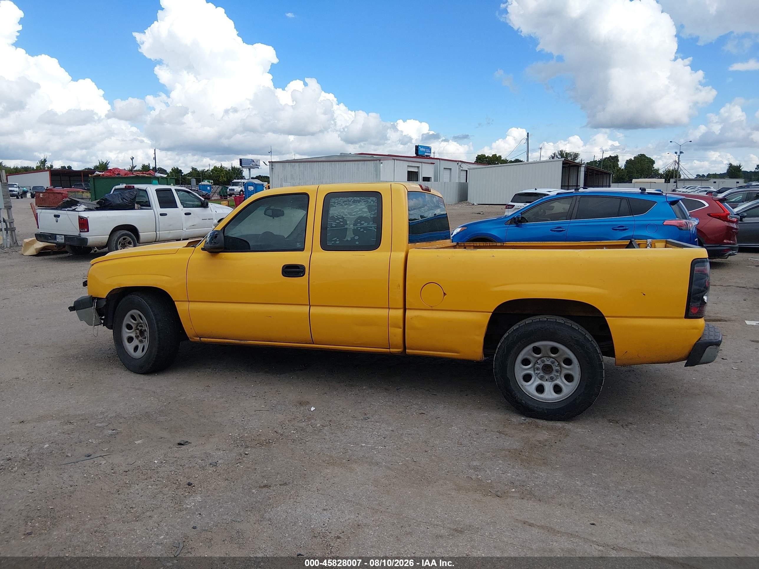 2006 Chevrolet Silverado 1500 Work Truck Yellow vin: 1GCEC19X66Z258837