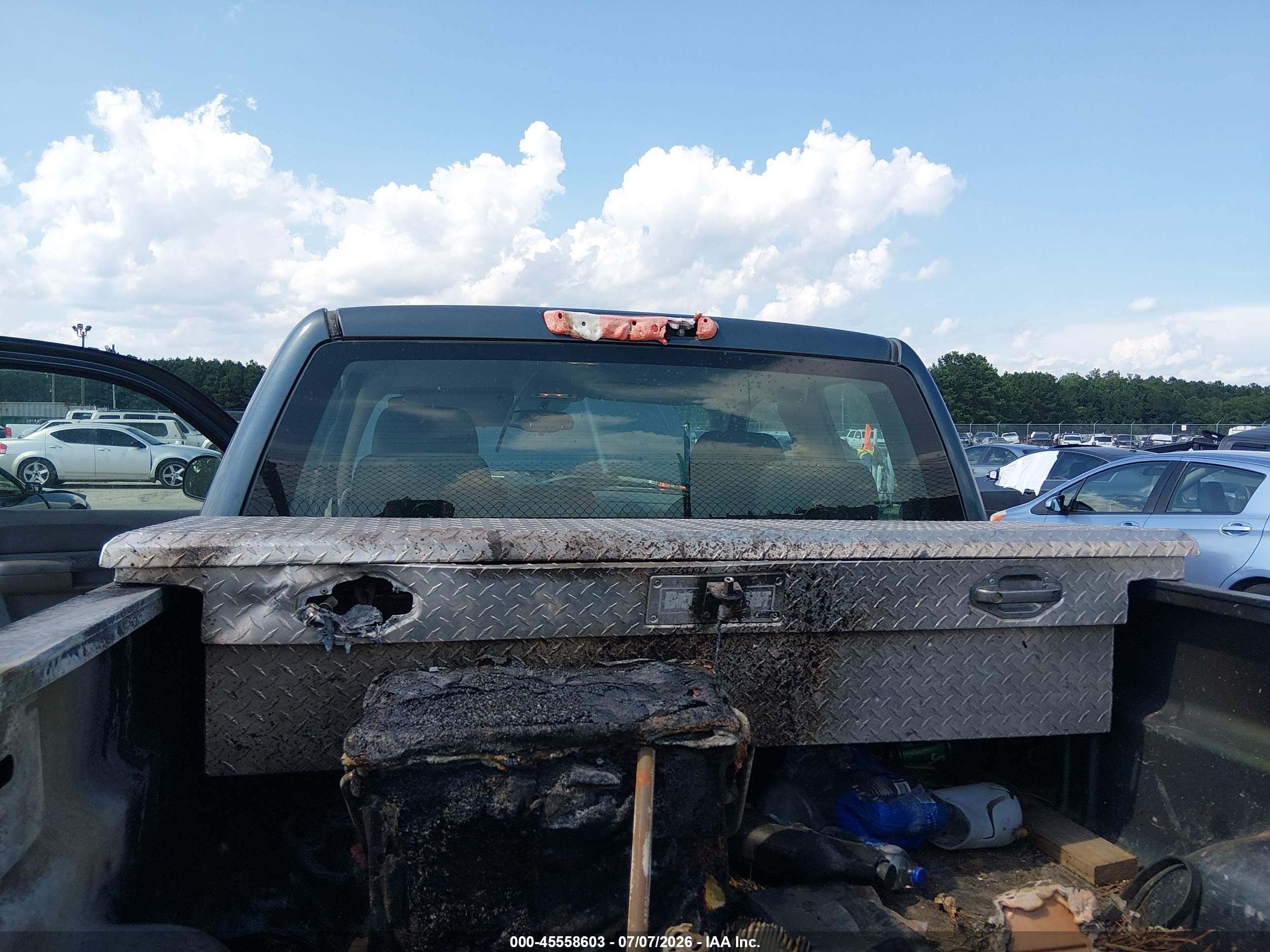 2007 Chevrolet Silverado 1500 Work Truck Blue vin: 1GCEC19X67Z651870