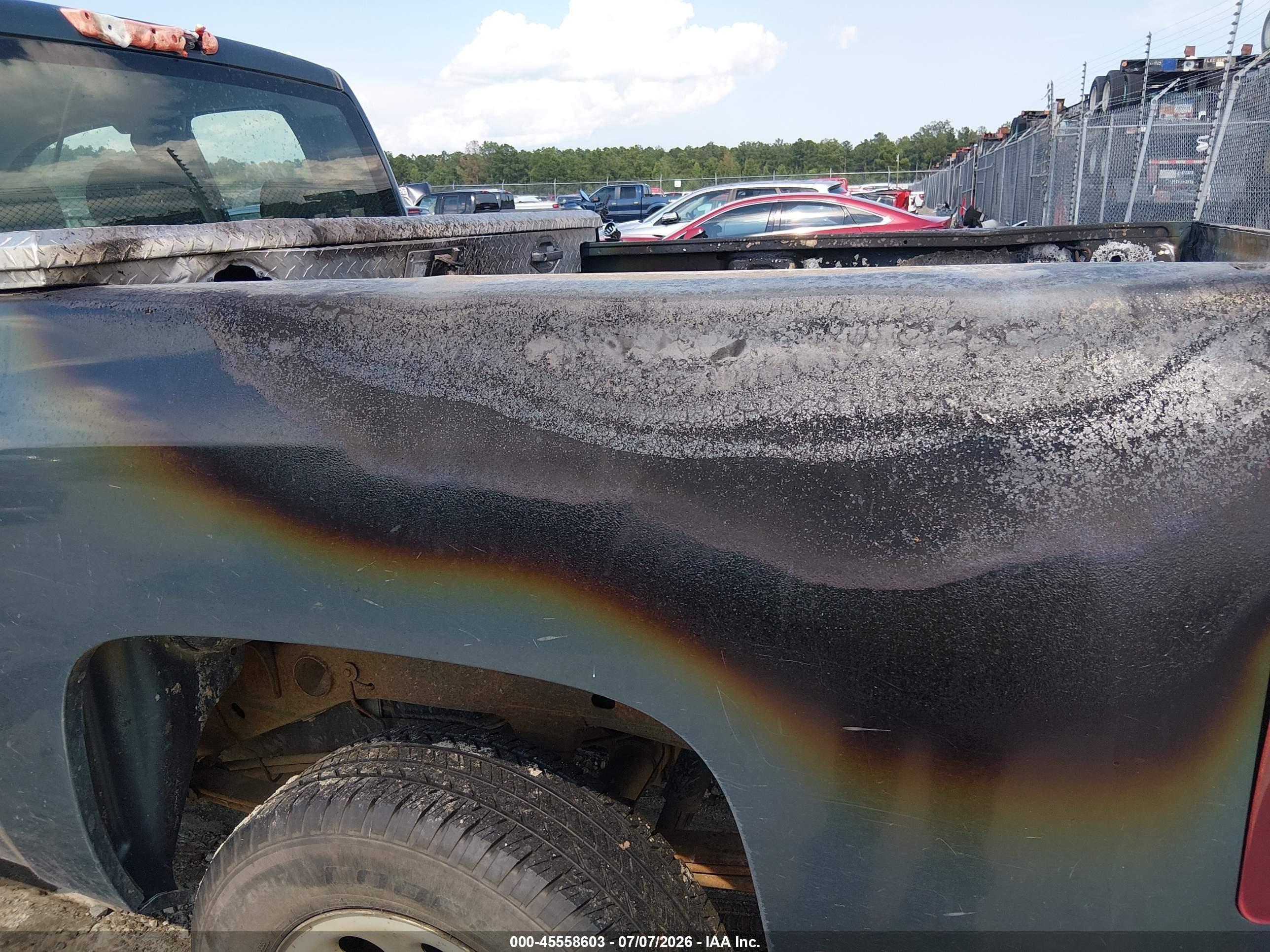 2007 Chevrolet Silverado 1500 Work Truck Blue vin: 1GCEC19X67Z651870