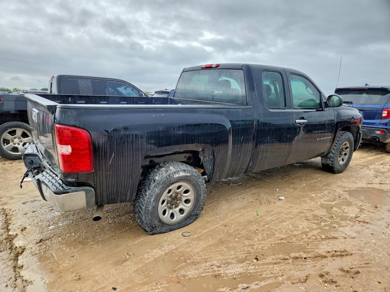 2008 Chevrolet Silverado C1500 Black vin: 1GCEC19X68Z195726