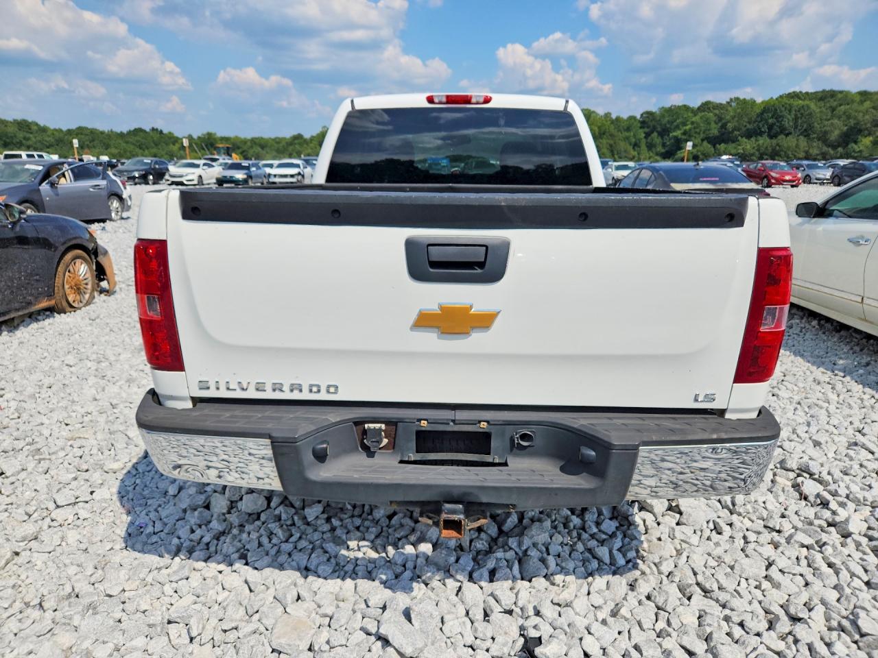 2009 Chevrolet Silverado C1500 White vin: 1GCEC19X69Z114323