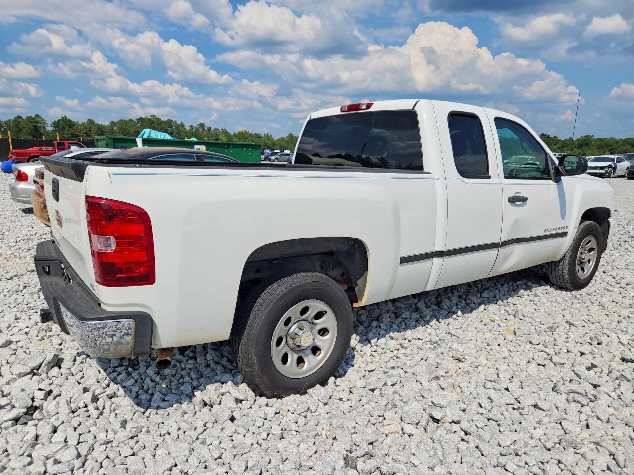 2009 Chevrolet Silverado C1500 White vin: 1GCEC19X69Z114323