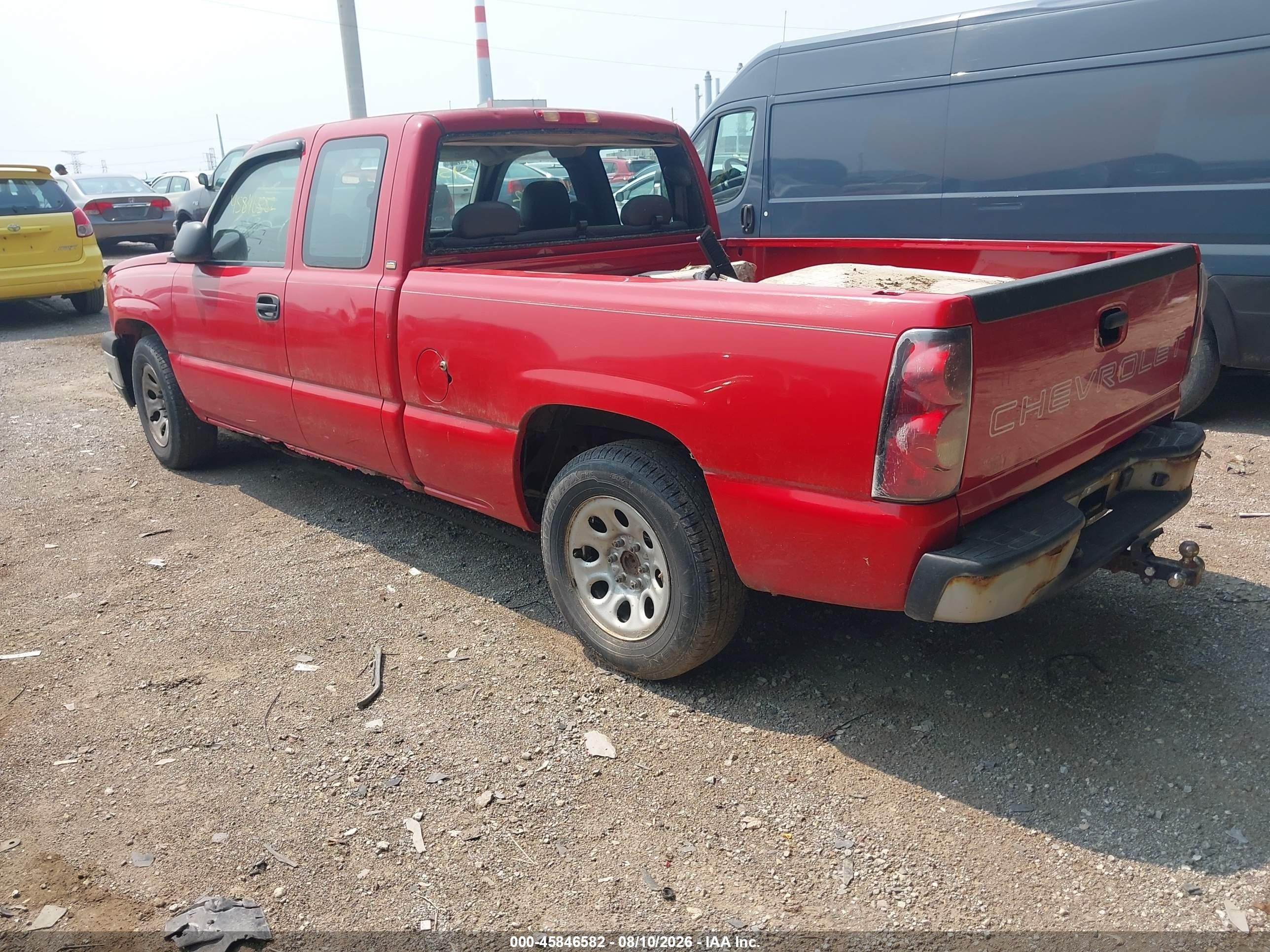 2005 Chevrolet Silverado 1500 Work Truck Red vin: 1GCEC19X75Z211041