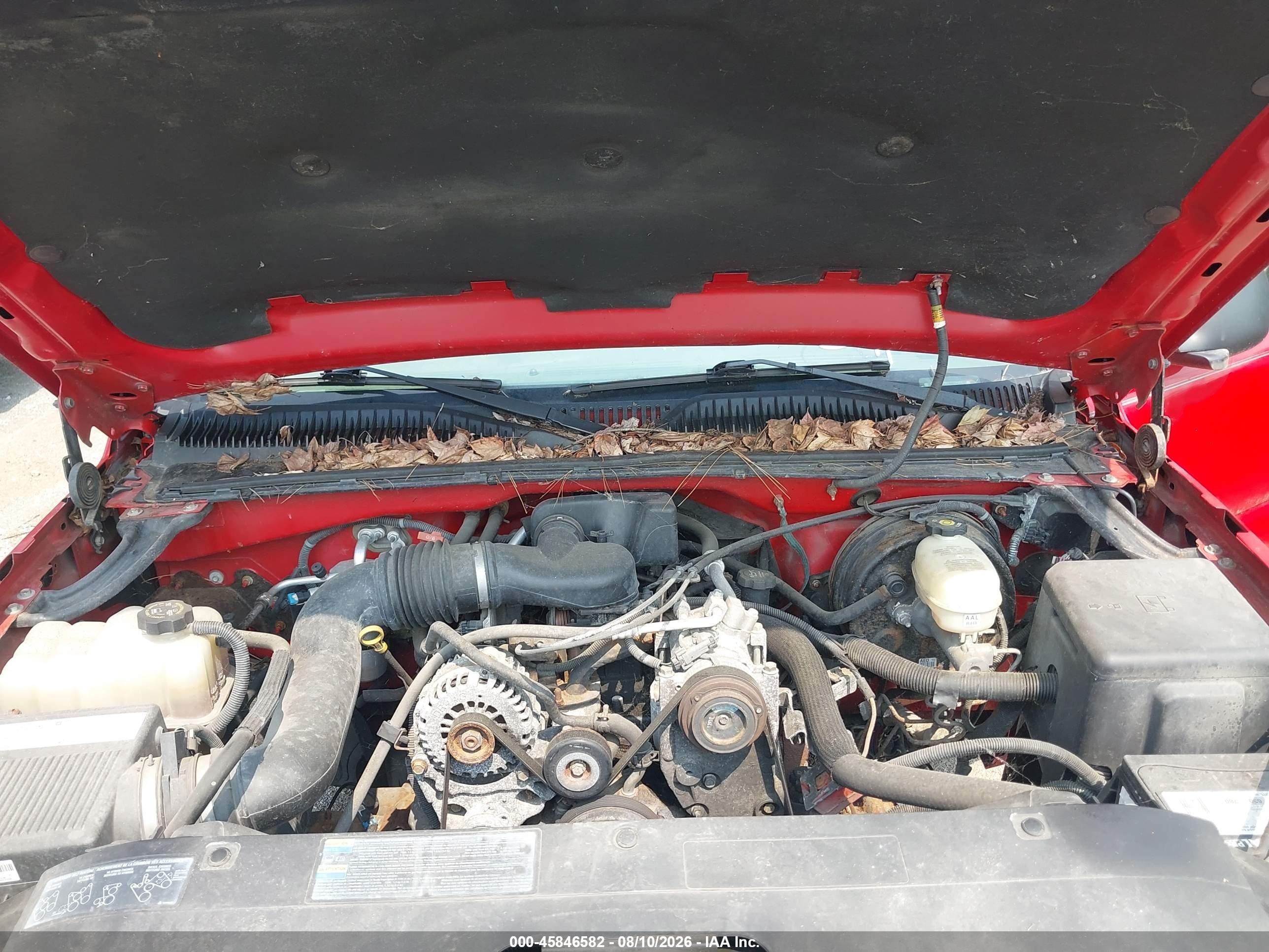 2005 Chevrolet Silverado 1500 Work Truck Red vin: 1GCEC19X75Z211041