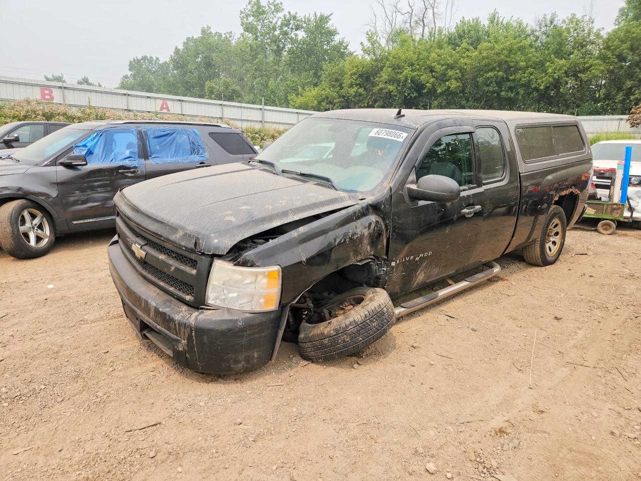 2007 Chevrolet Silverado C1500 Classic Black vin: 1GCEC19X77Z606775
