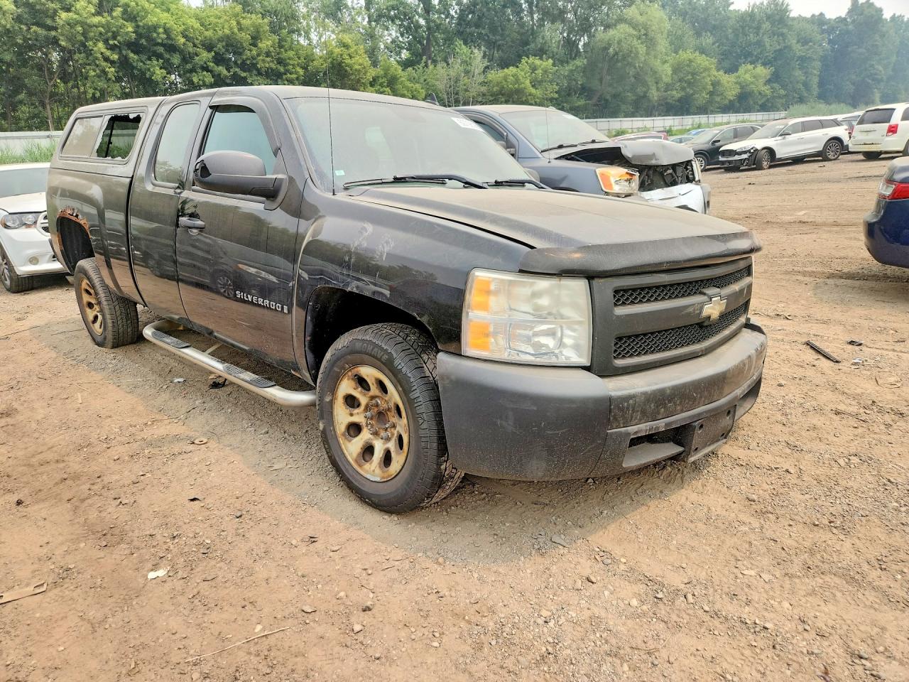 2007 Chevrolet Silverado C1500 Classic Black vin: 1GCEC19X77Z606775