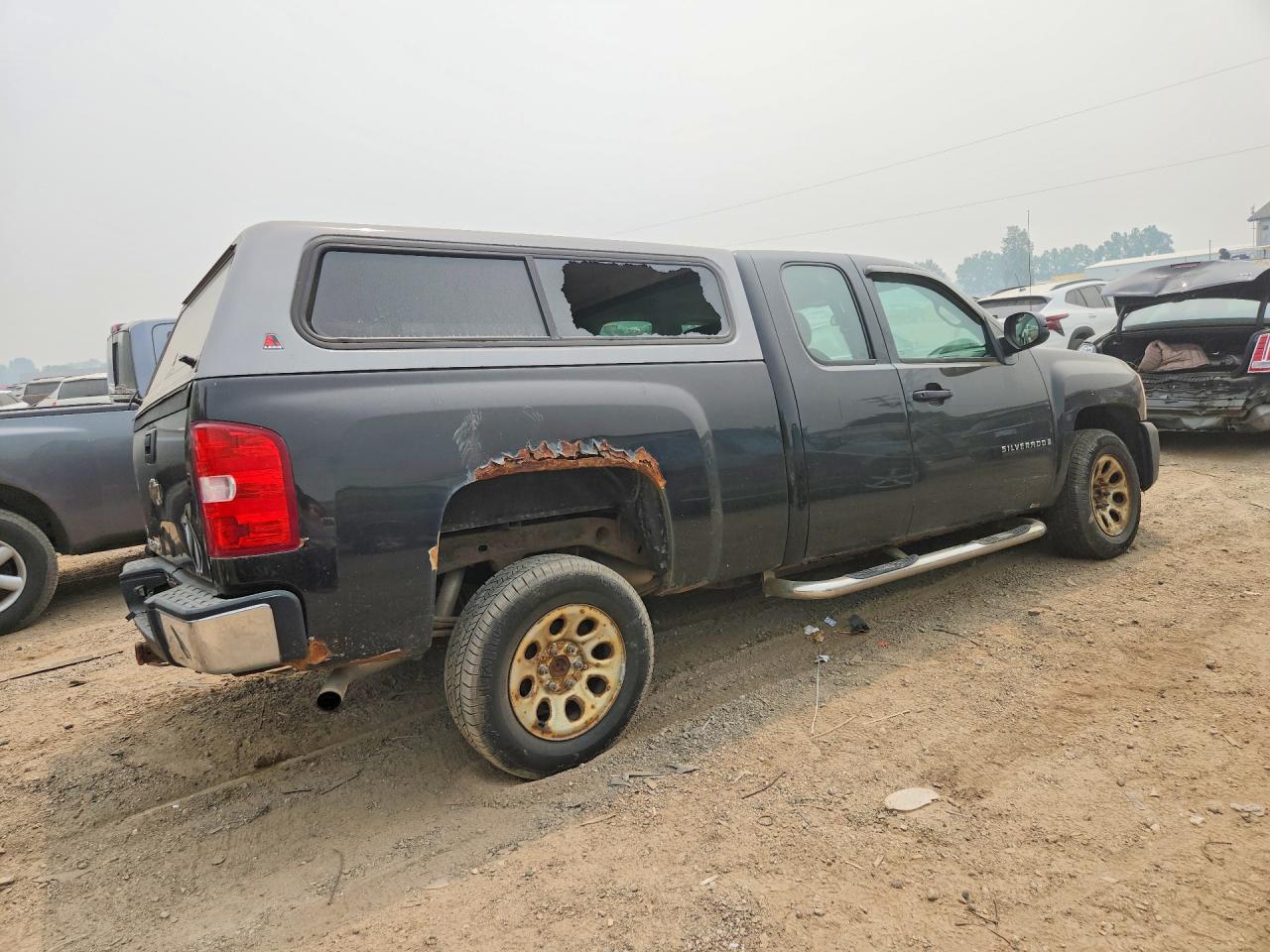 2007 Chevrolet Silverado C1500 Classic Black vin: 1GCEC19X77Z606775