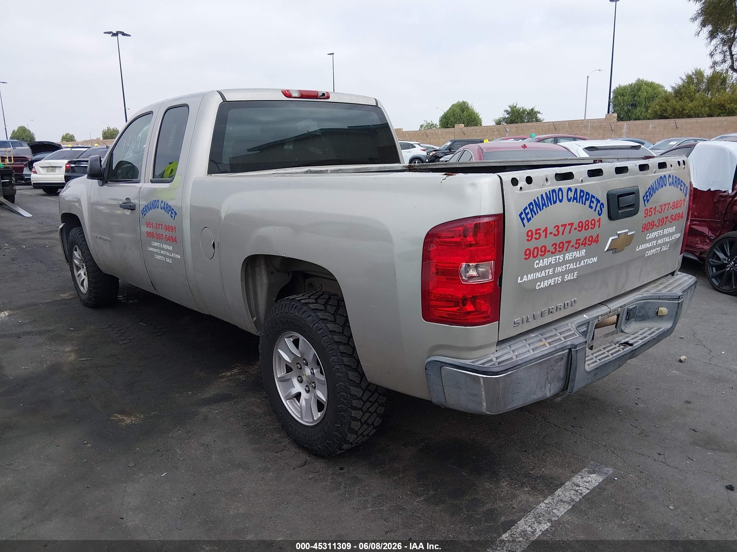 2008 Chevrolet Silverado 1500 Work Truck Gold vin: 1GCEC19X78Z143361