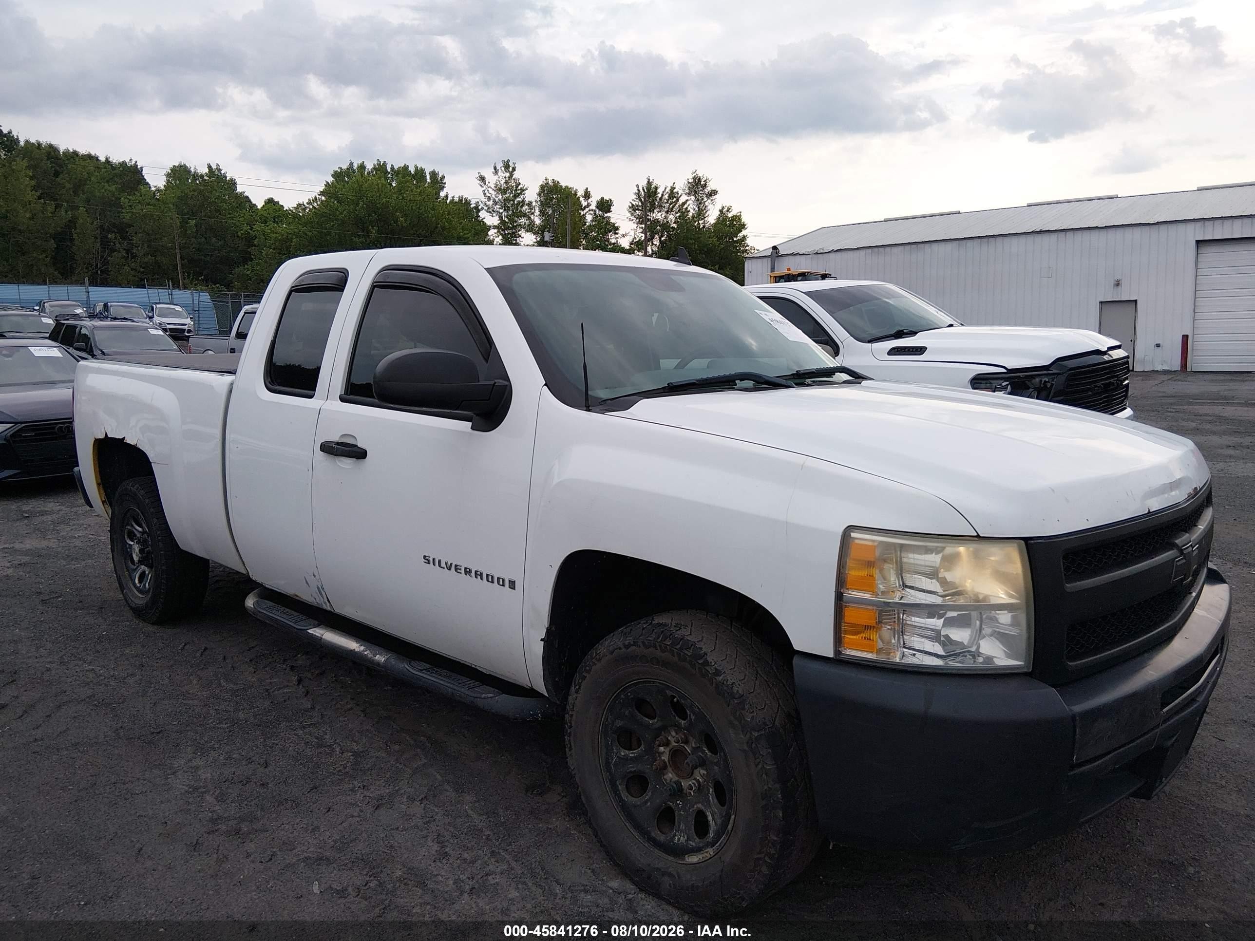 2009 Chevrolet Silverado 1500 Work Truck White vin: 1GCEC19X79Z167726