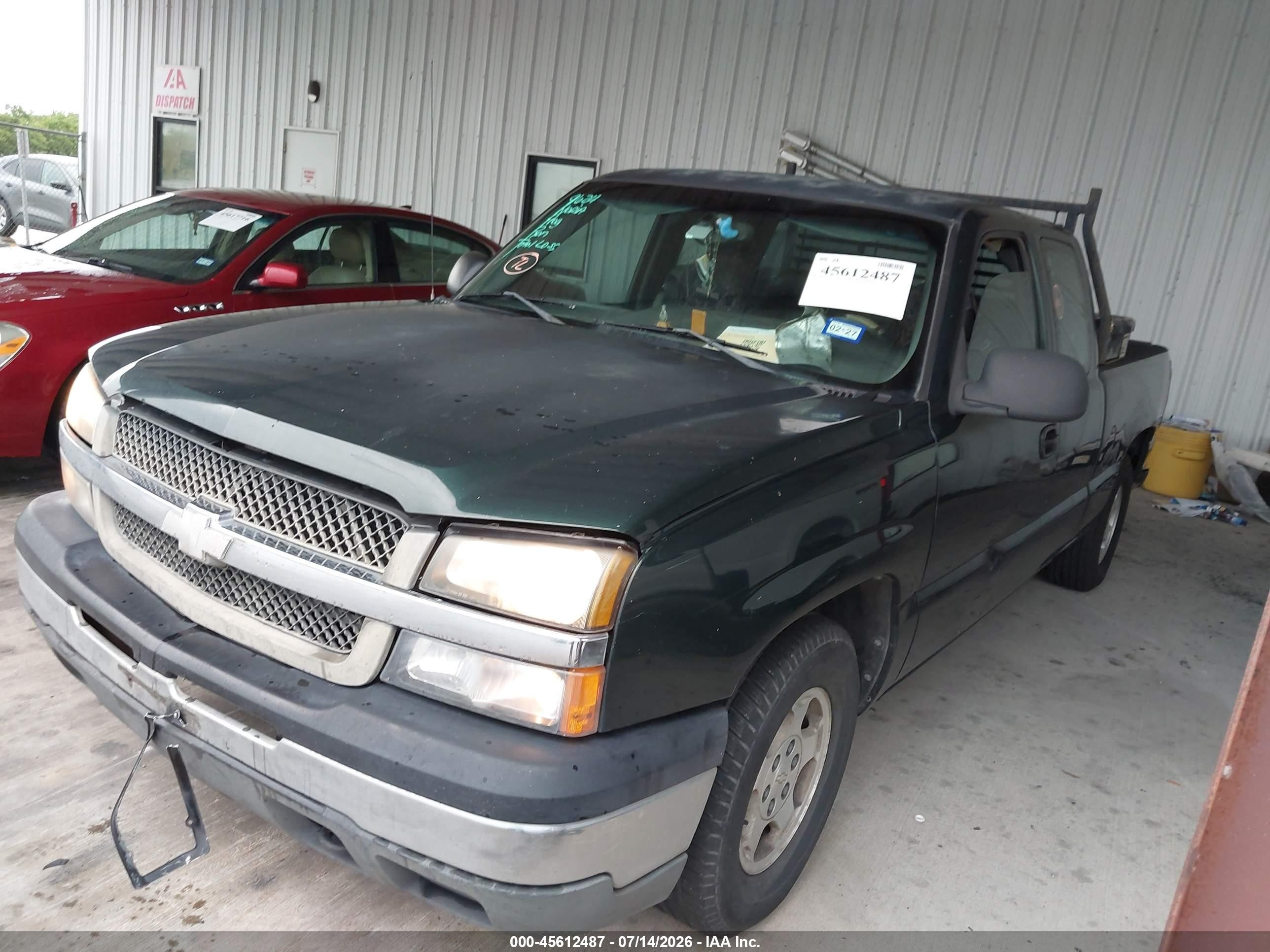 2004 Chevrolet Silverado 1500 Work Truck Зеленый vin: 1GCEC19X84Z116342