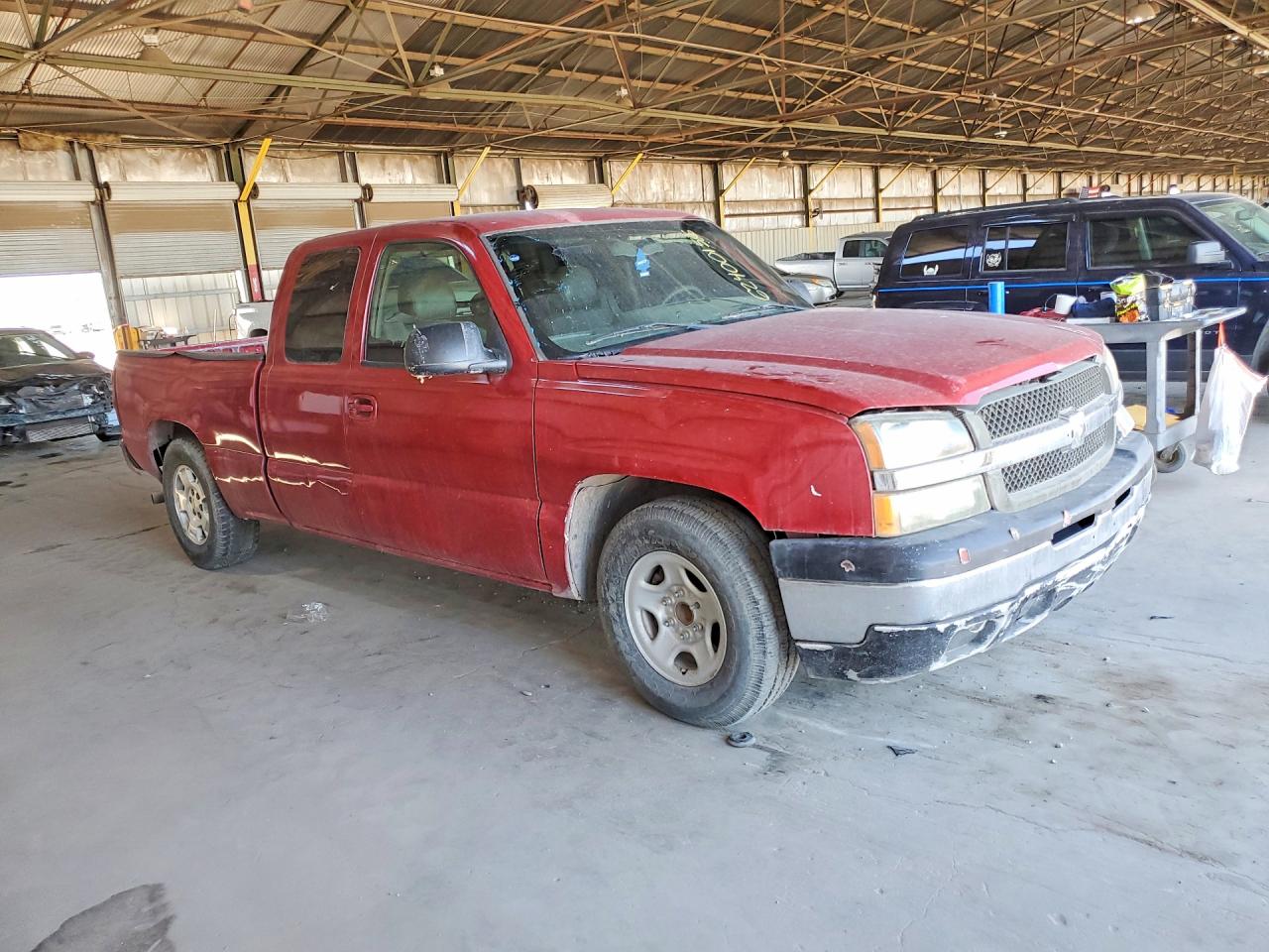 2004 Chevrolet Silverado C1500 Red vin: 1GCEC19X84Z247058