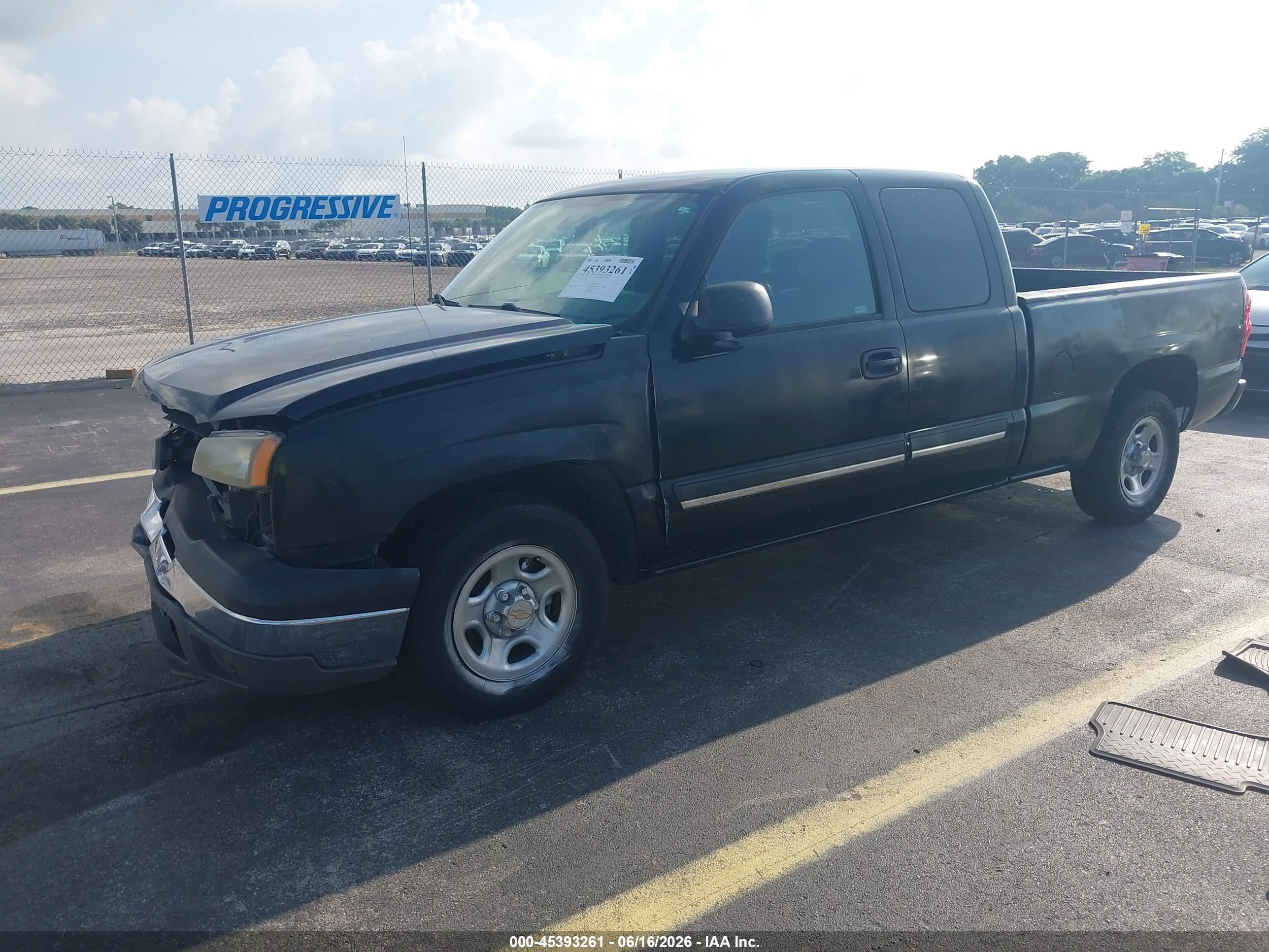 2004 Chevrolet Silverado 1500 Ls Black vin: 1GCEC19X84Z308070