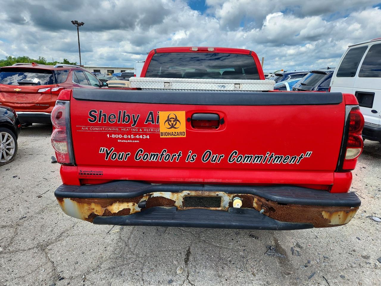 2005 Chevrolet Silverado C1500 Красный vin: 1GCEC19X85Z314209