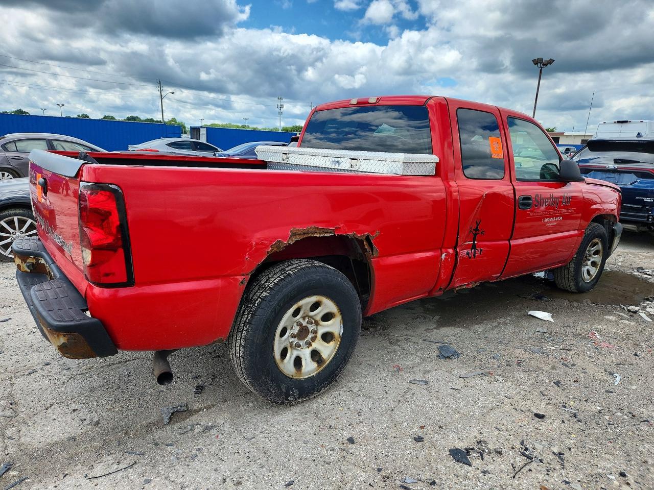 2005 Chevrolet Silverado C1500 Красный vin: 1GCEC19X85Z314209