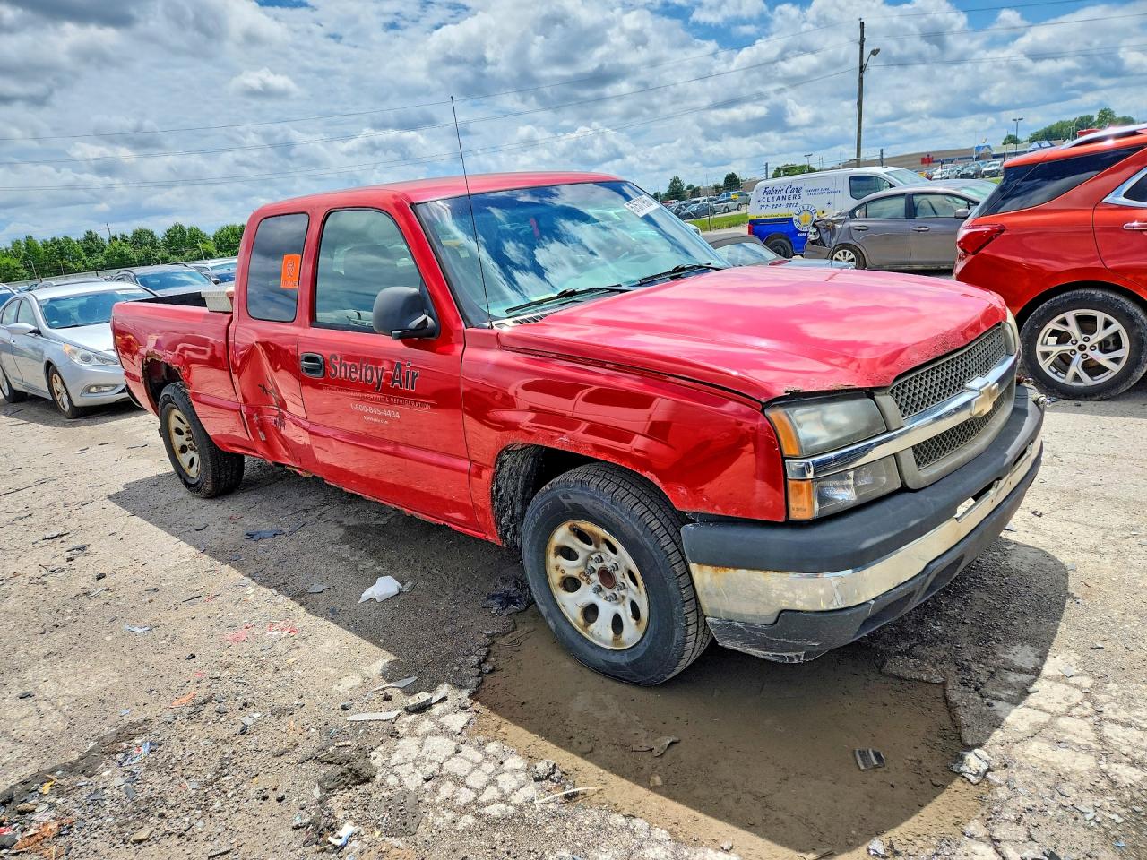2005 Chevrolet Silverado C1500 Красный vin: 1GCEC19X85Z314209