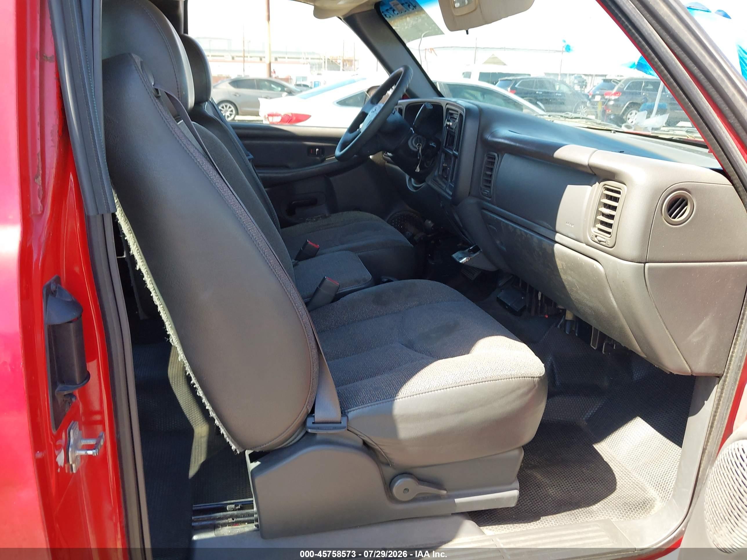 2005 Chevrolet Silverado 1500 Work Truck Red vin: 1GCEC19X85Z315487