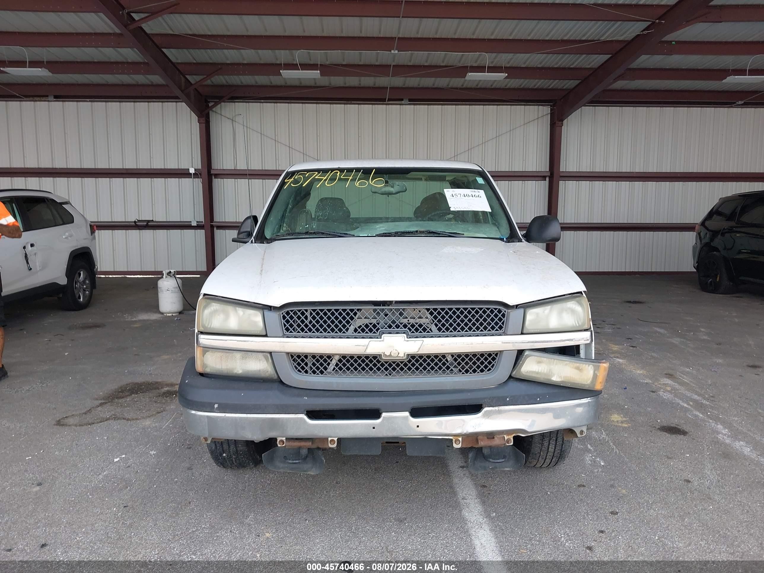 2005 Chevrolet Silverado 1500 Work Truck White vin: 1GCEC19X85Z343032