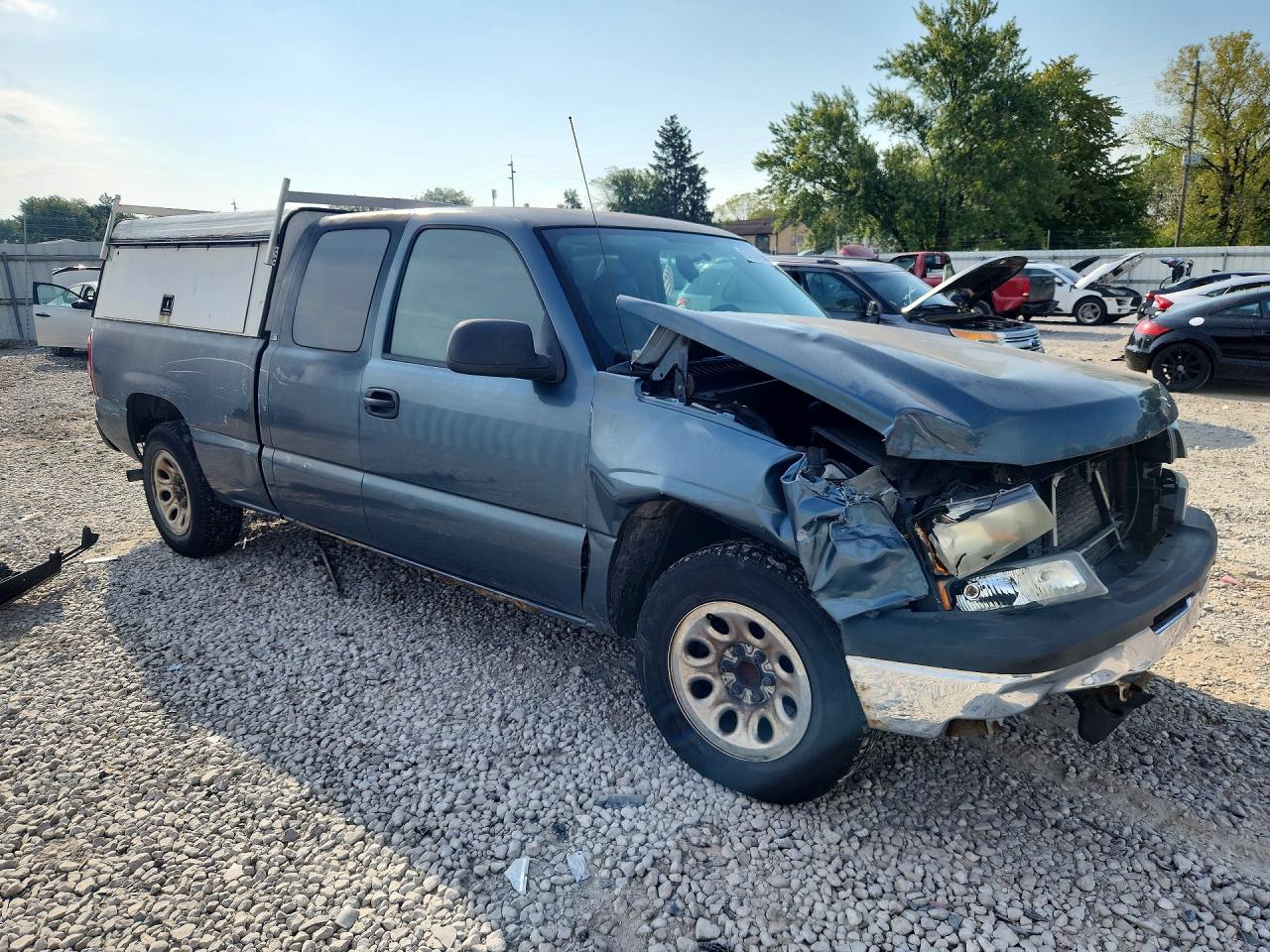 2006 Chevrolet Silverado Blue vin: 1GCEC19X86Z300179