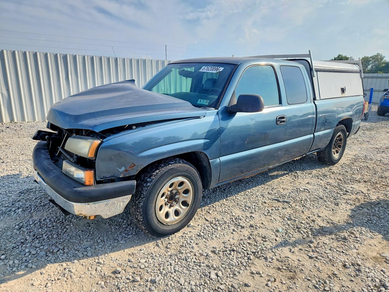 2006 Chevrolet Silverado Blue vin: 1GCEC19X86Z300179