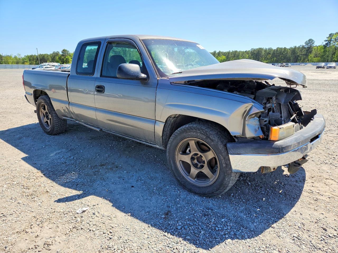 2007 Chevrolet Silverado C1500 Classic Gray vin: 1GCEC19X87Z151869