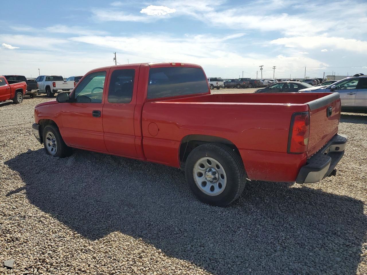 2007 Chevrolet 1500 Silve Red vin: 1GCEC19X87Z163990