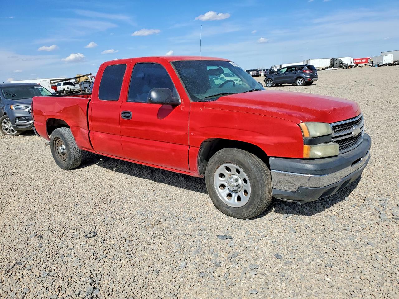 2007 Chevrolet 1500 Silve Red vin: 1GCEC19X87Z163990
