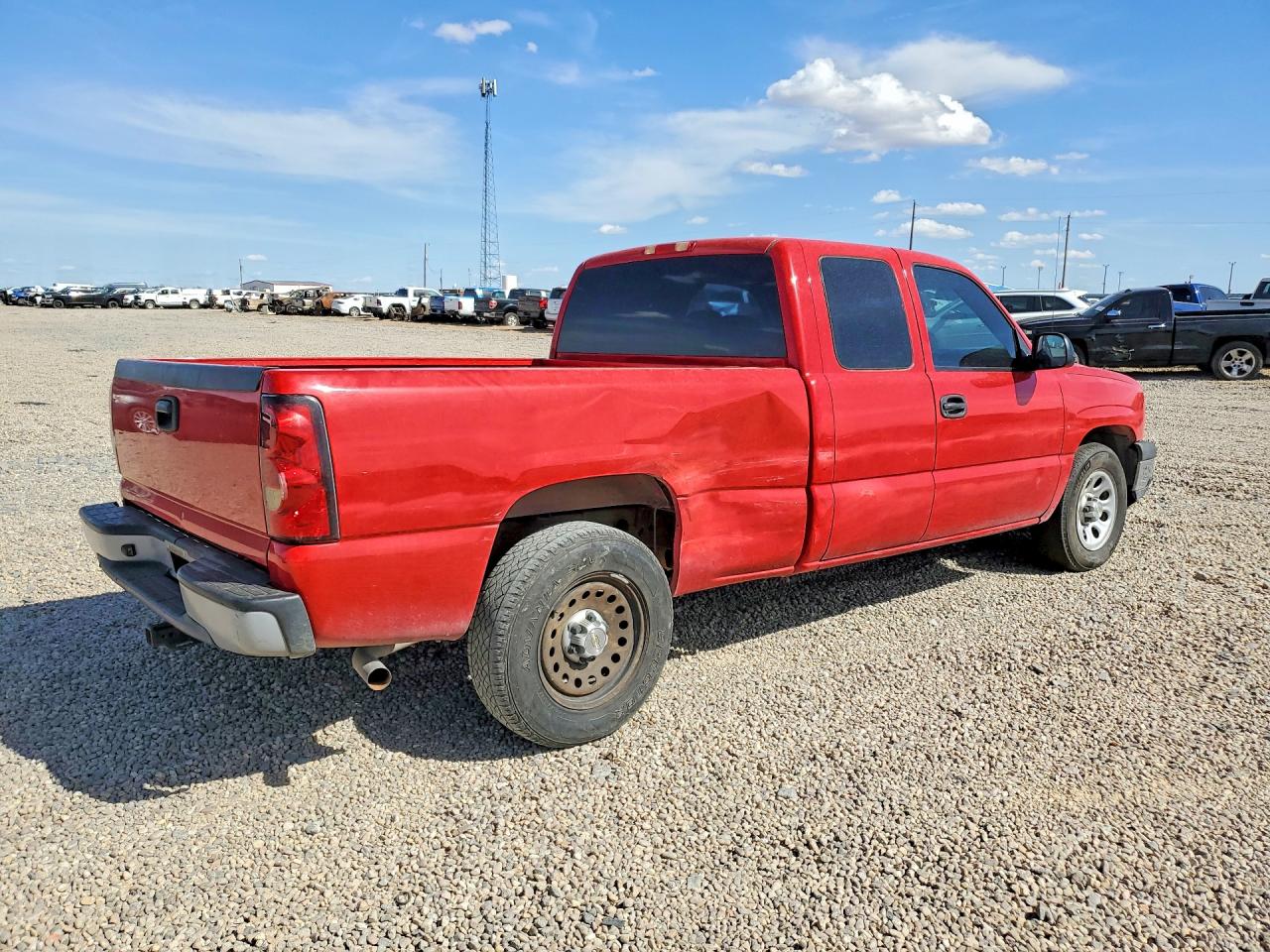 2007 Chevrolet 1500 Silve Red vin: 1GCEC19X87Z163990