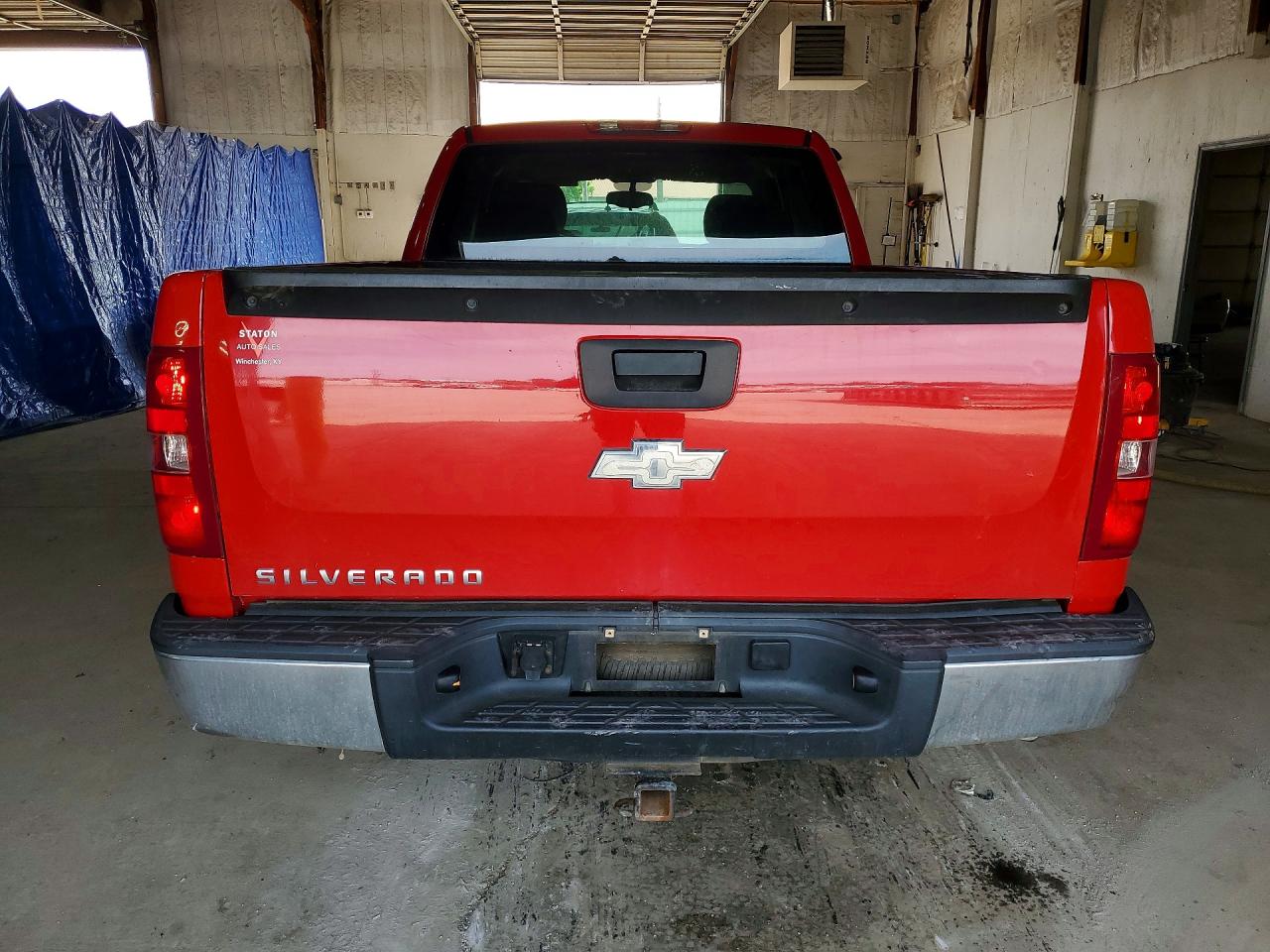 2007 Chevrolet Silverado C1500 Classic Red vin: 1GCEC19X87Z614447