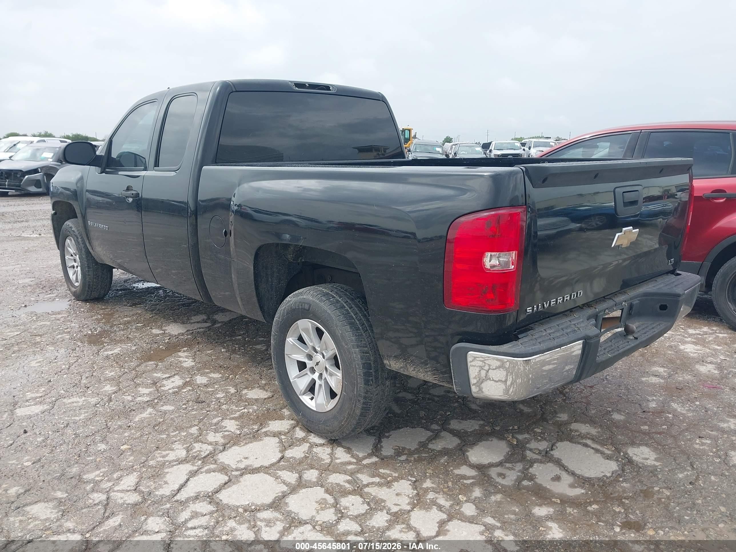 2007 Chevrolet Silverado 1500 Work Truck Black vin: 1GCEC19X87Z635380