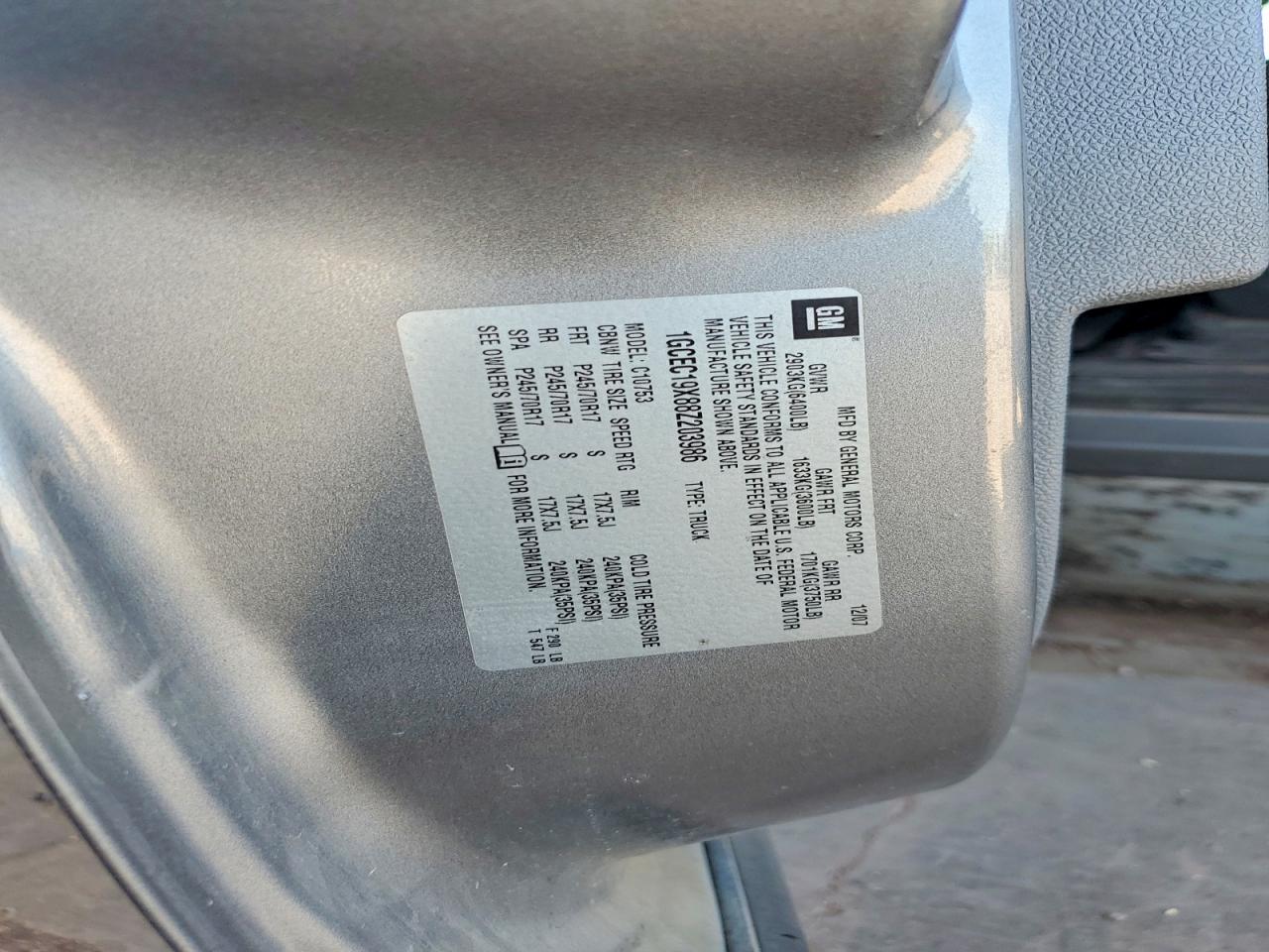 2008 Chevrolet Silverado C1500 Gray vin: 1GCEC19X88Z203986