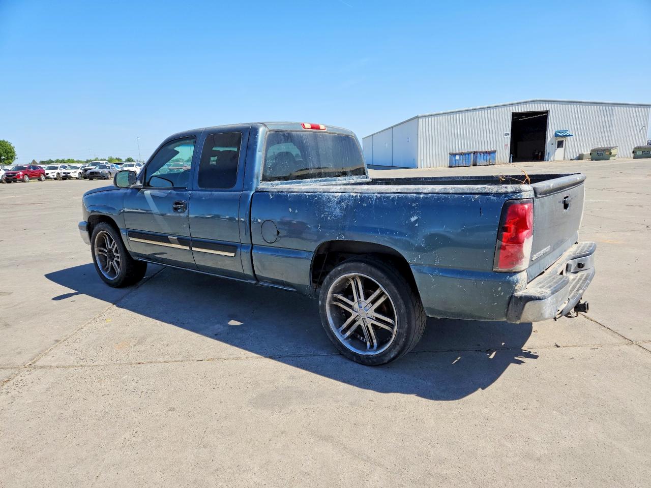 2006 Chevrolet Silverado C1500 Blue vin: 1GCEC19X96Z246794