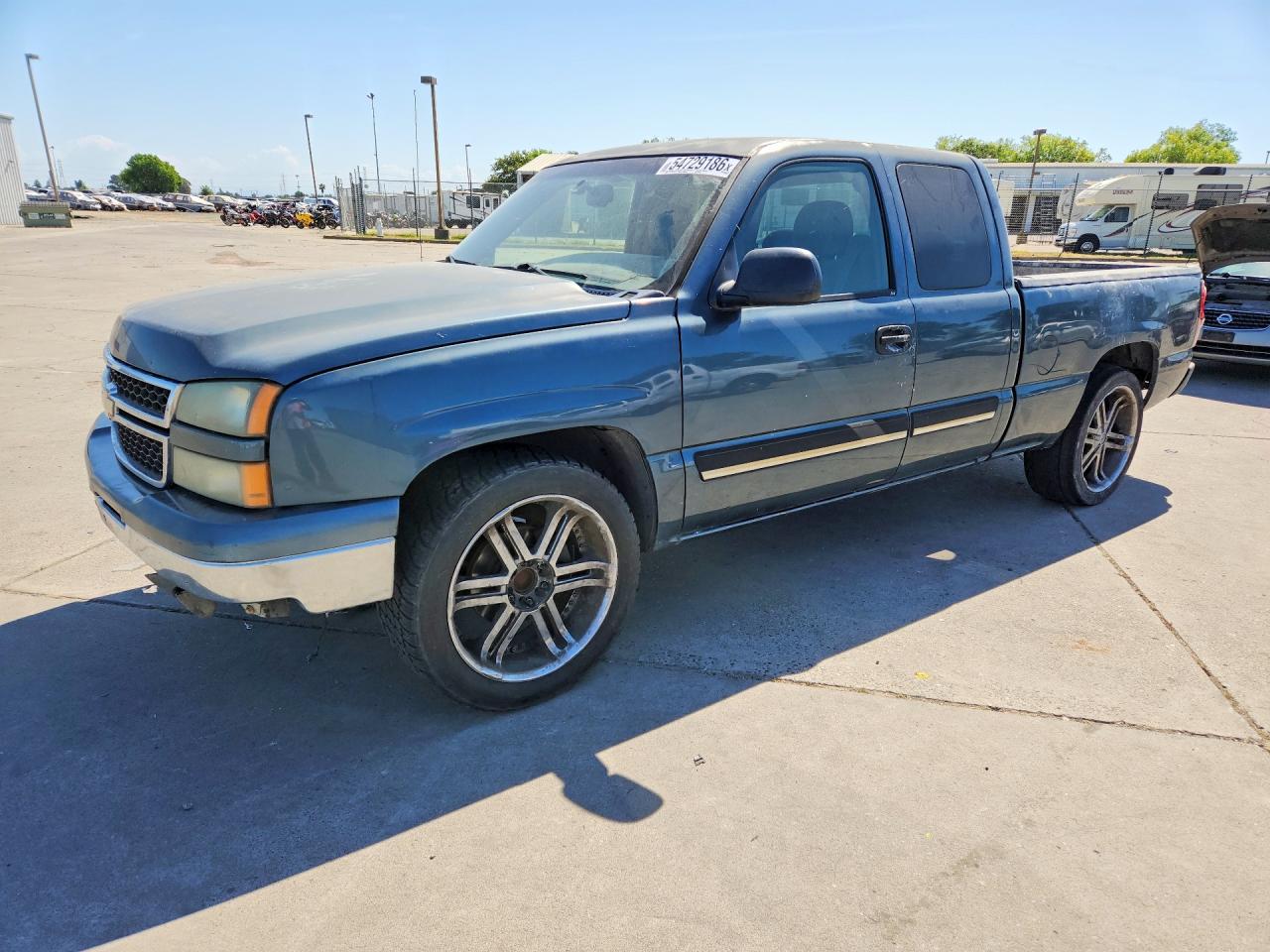 2006 Chevrolet Silverado C1500 Blue vin: 1GCEC19X96Z246794