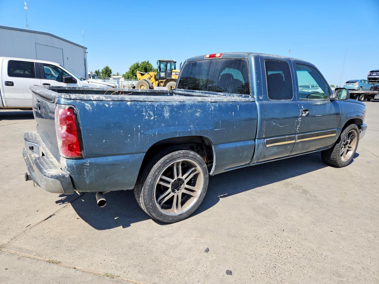 2006 Chevrolet Silverado C1500 Blue vin: 1GCEC19X96Z246794